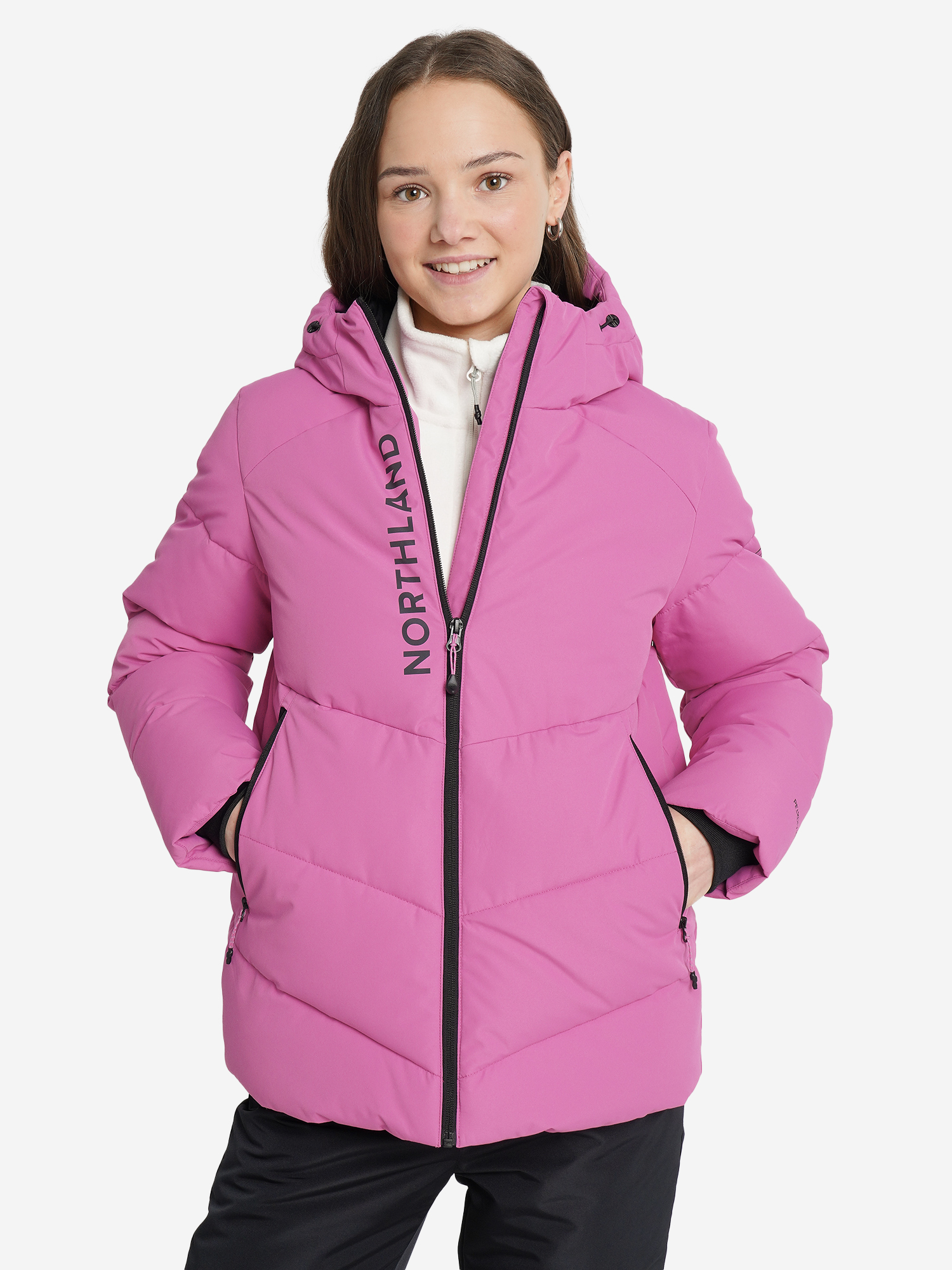 

Пуховик для девочек Northland, Розовый