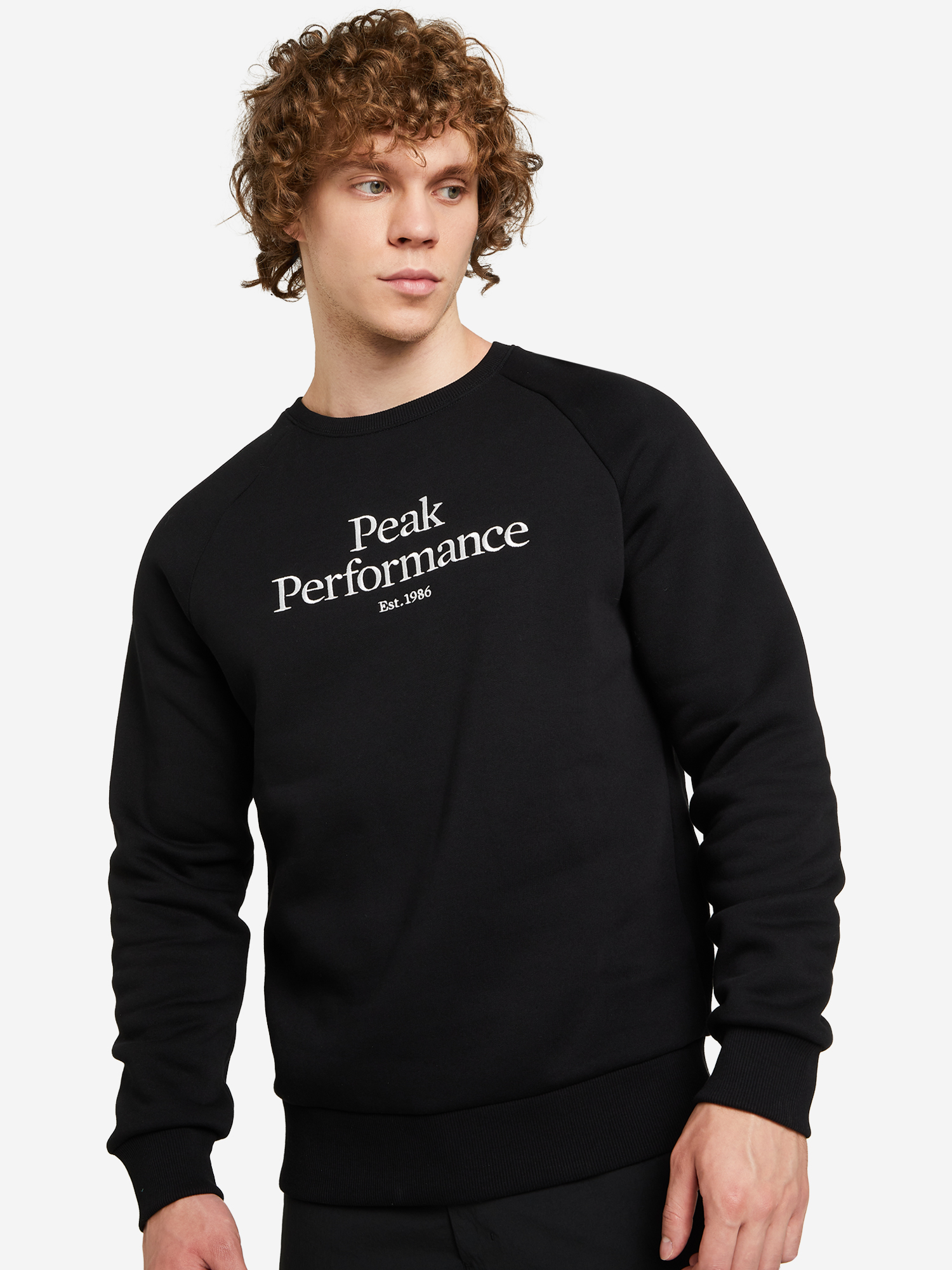 Свитшот мужской Peak Performance Original, Черный брюки мужские peak performance