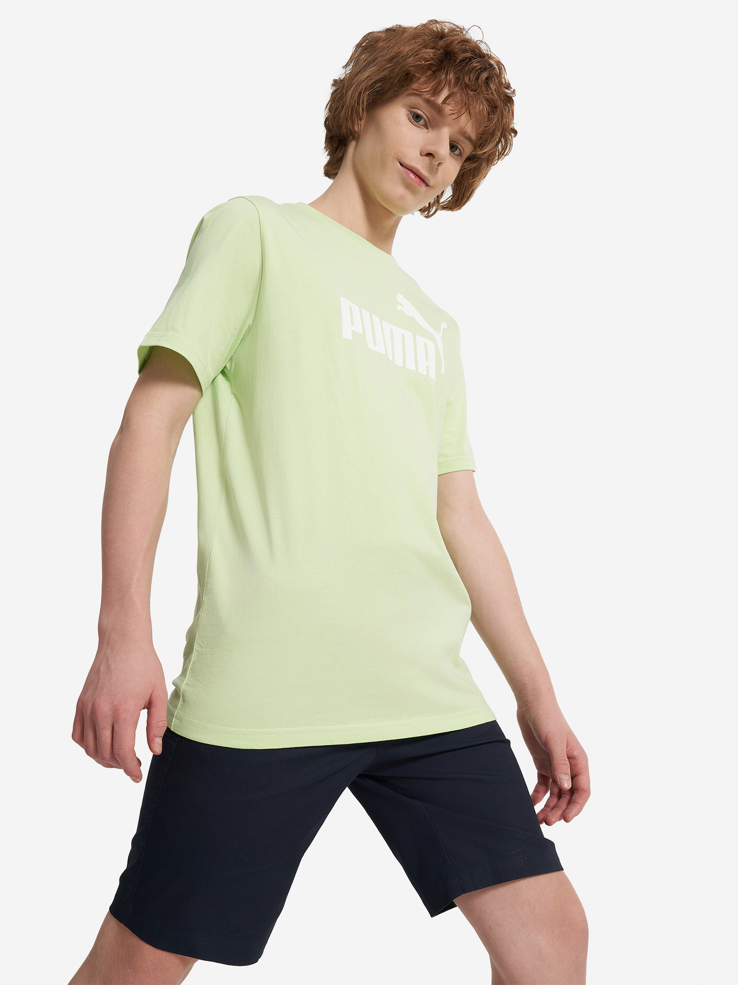 

Футболка для мальчиков PUMA No. 1 Logo, Зеленый