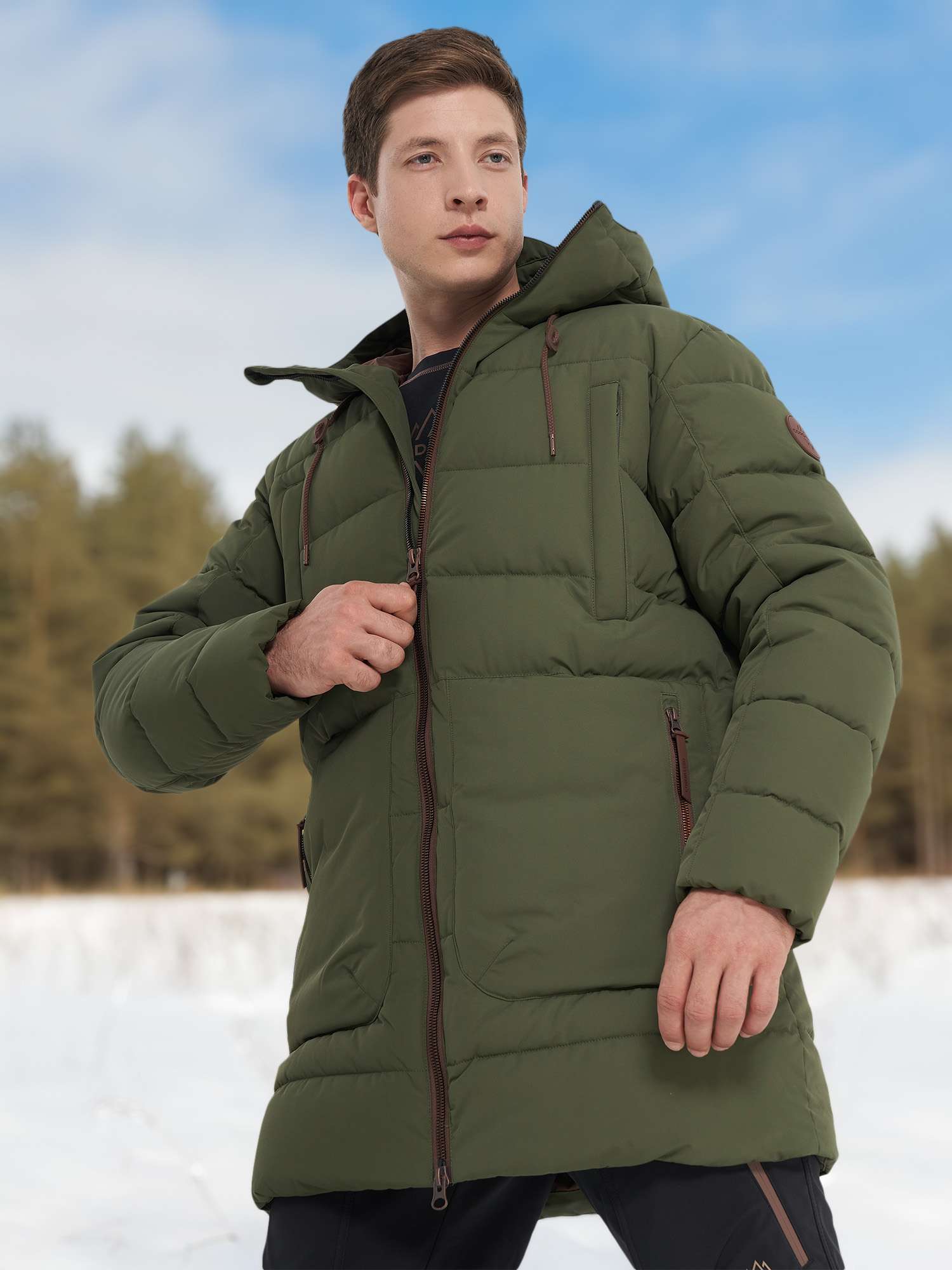 

Пуховик мужской Cordillero, Зеленый