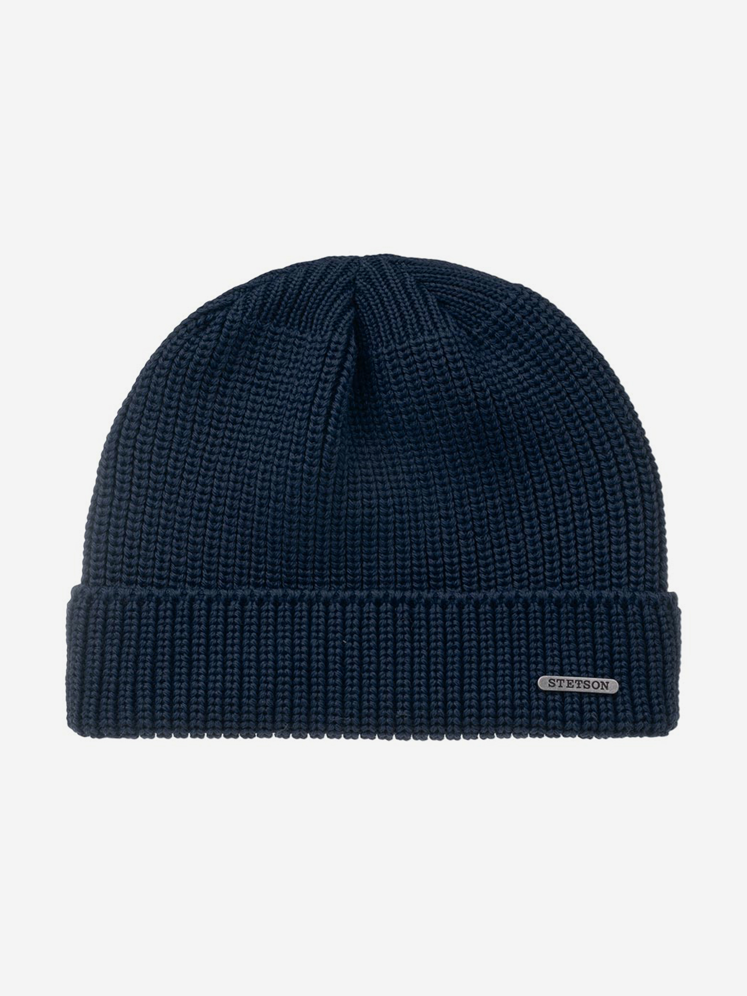 

Шапка с отворотом STETSON 8599345 BEANIE MERINO (синий), Синий