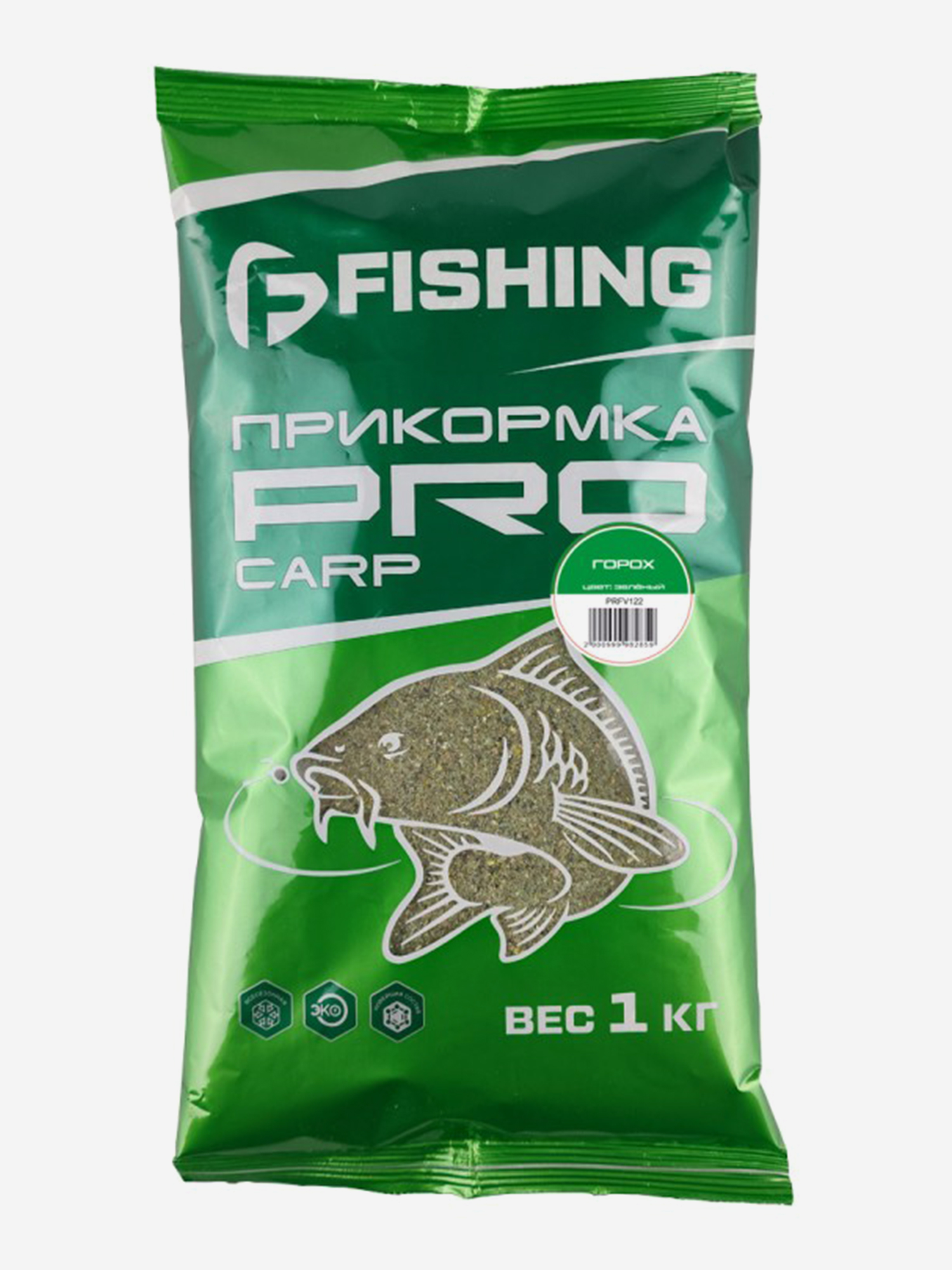 Изображение товара Прикормка для рыбы F-FISHING PRO Carp Горох 1кг