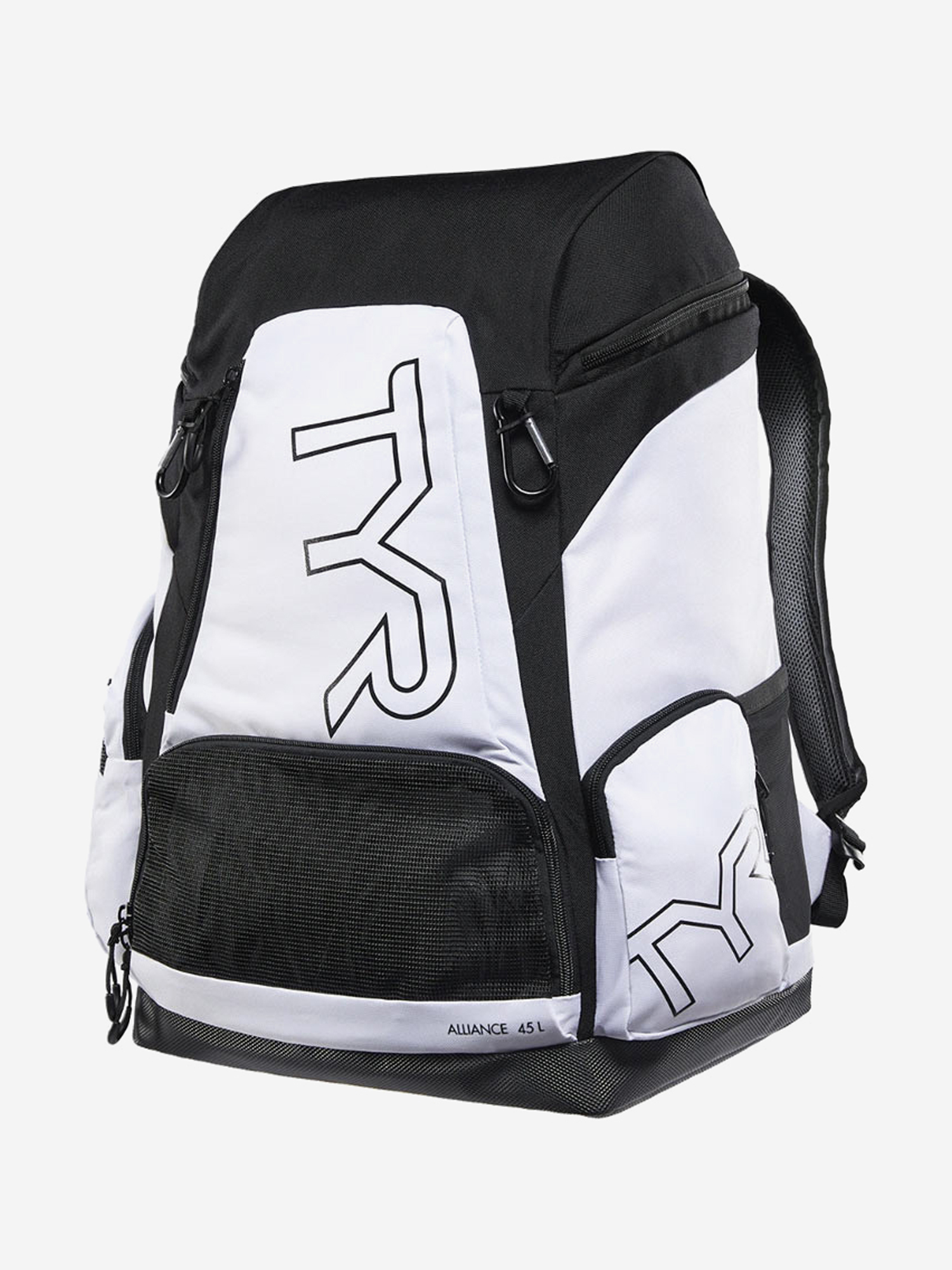 Изображение товара Рюкзак TYR Alliance 45L Backpack, Черный - Прочный и вместительный