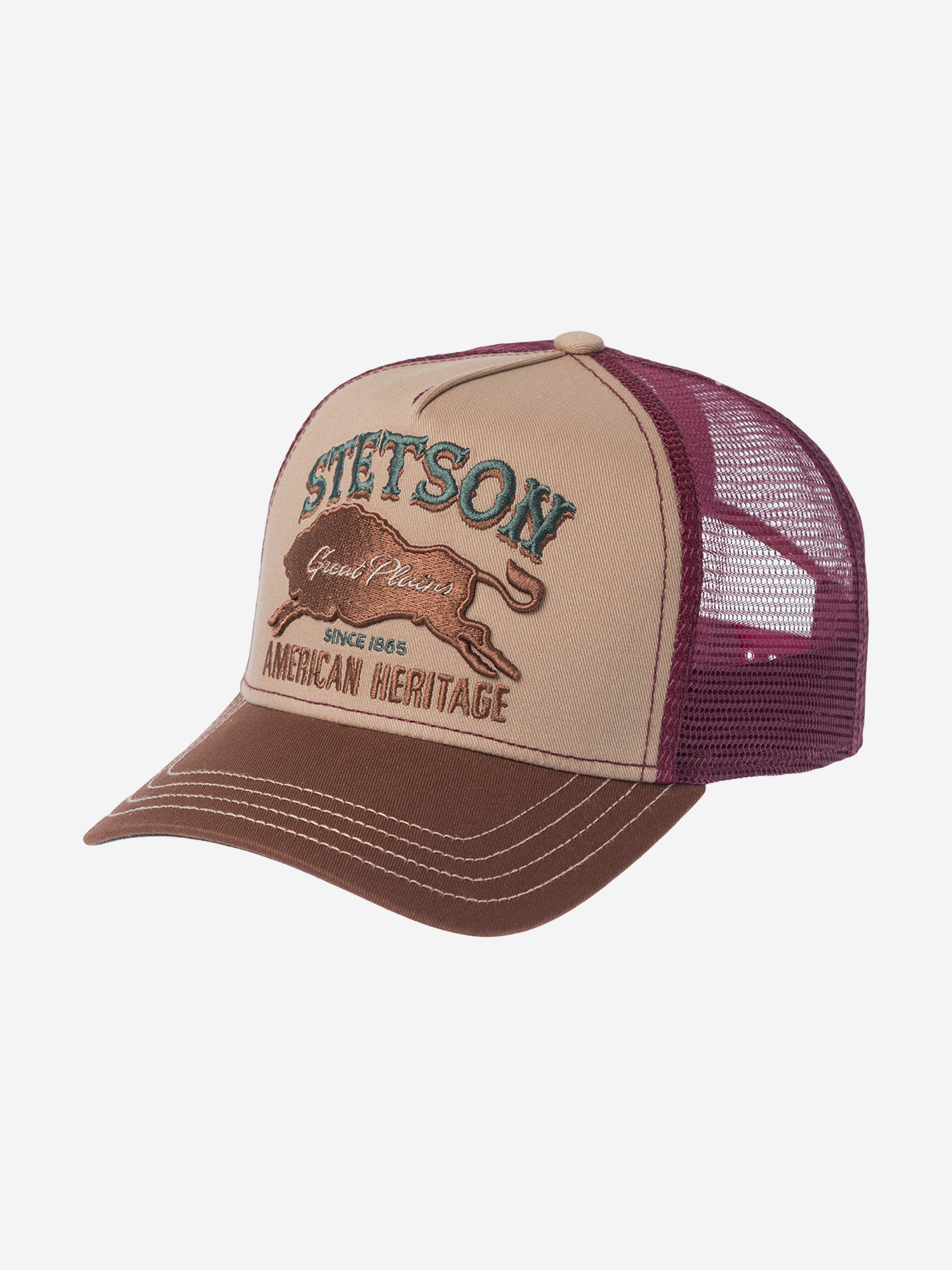 Изображение товара Бейсболка с сеточкой STETSON 7751152 TRUCKER CAP GREAT PLAINS