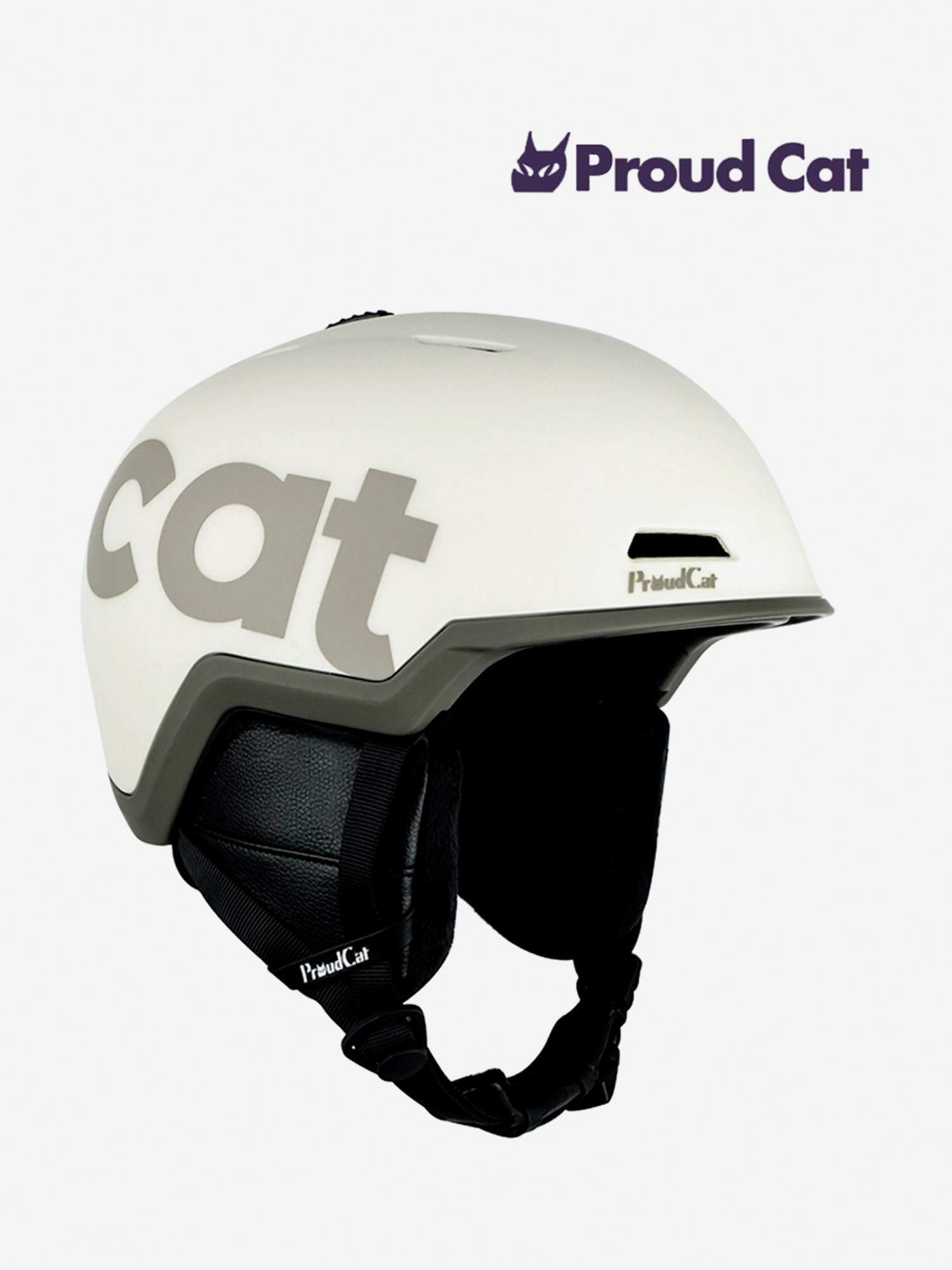 Изображение товара Горнолыжный шлем PROUD CAT Hard Scalp белый M, Бежевый