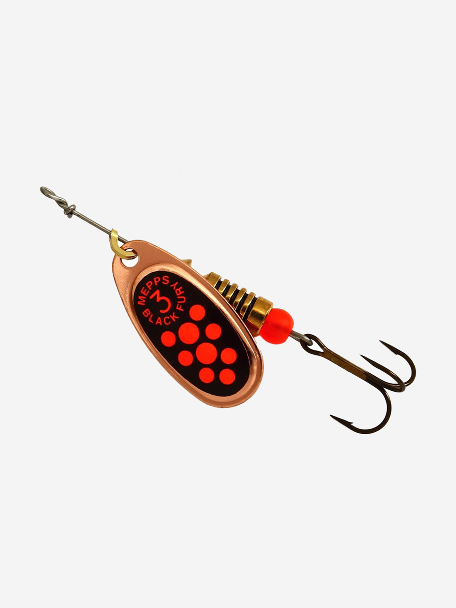 

Блесна для рыбалки вертушка Mepps BLACK FURY , Copper/Orange, 1 штука, Коричневый