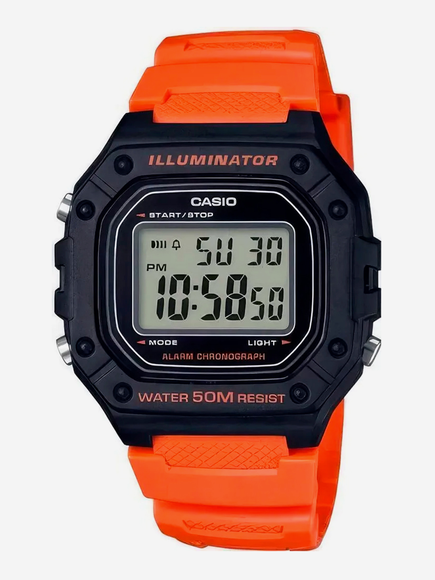 

Наручные часы Casio W-218H-4B2, Оранжевый