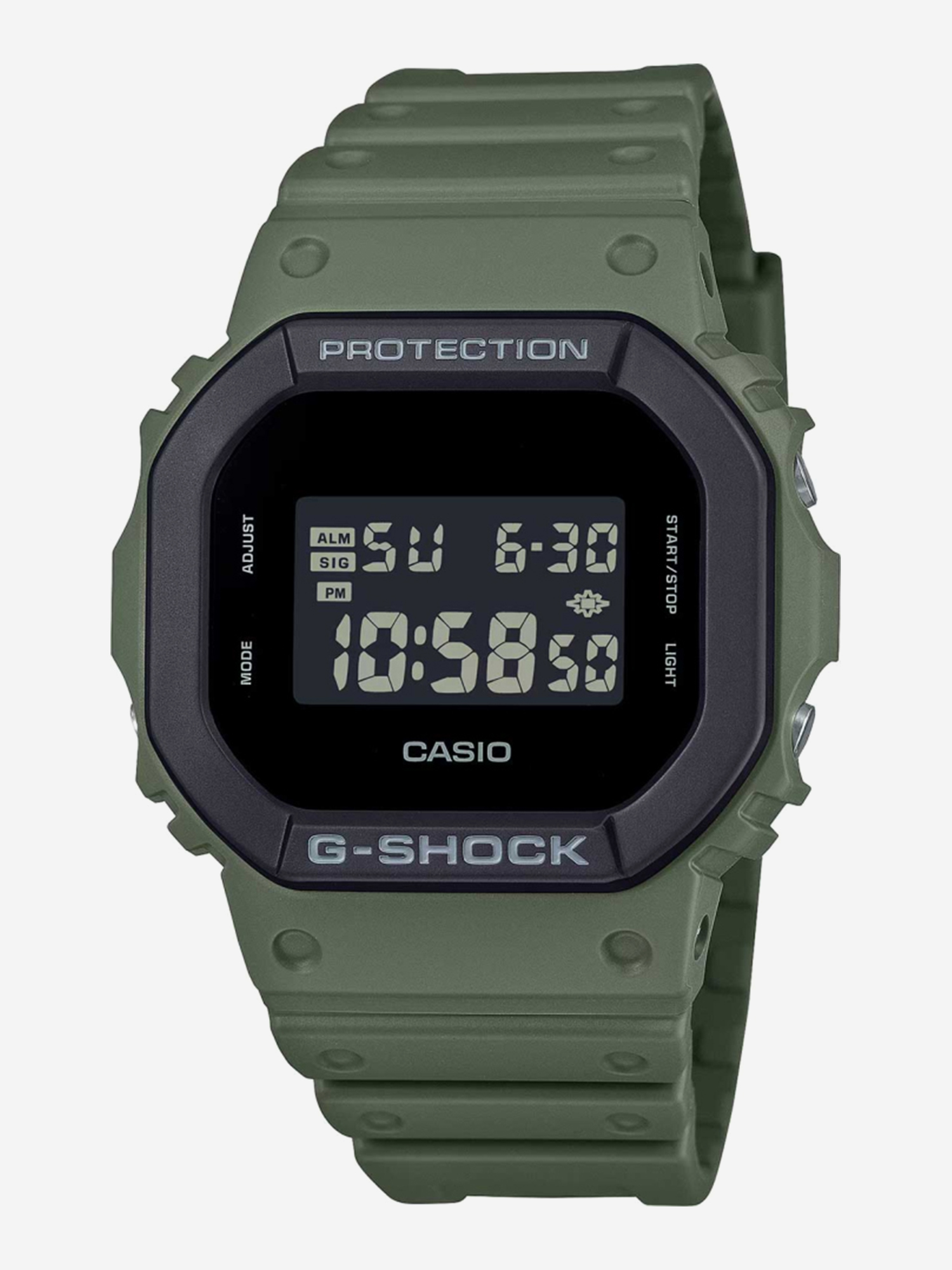 Изображение товара Спортивные часы Casio DW-5610UU-3E Ударопрочные зелёные