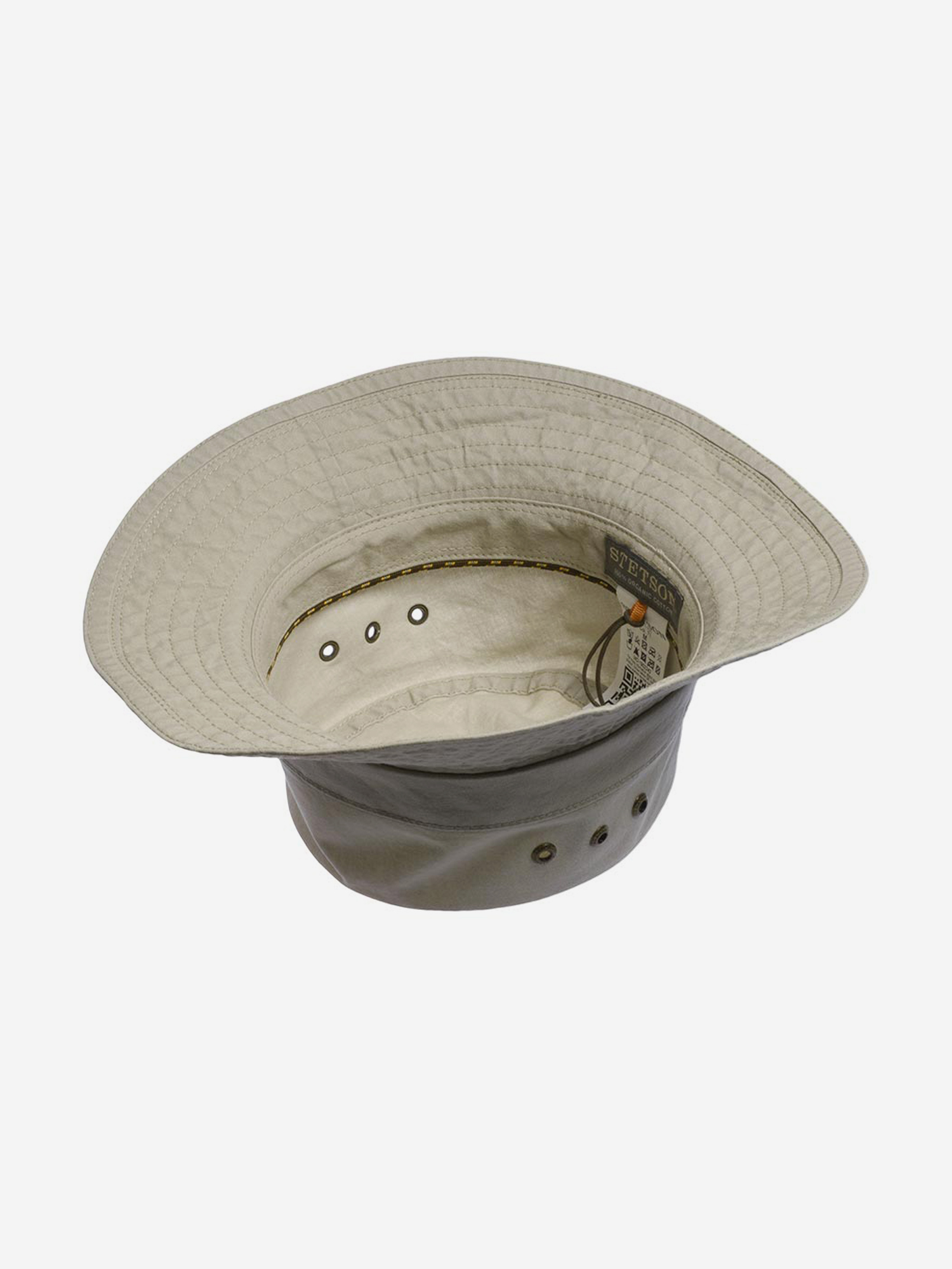 Панама STETSON 2811101 BUCKET DELAVE (бежевый), Бежевый 02-186XDOXS9Z-36, размер 55 - фото 3