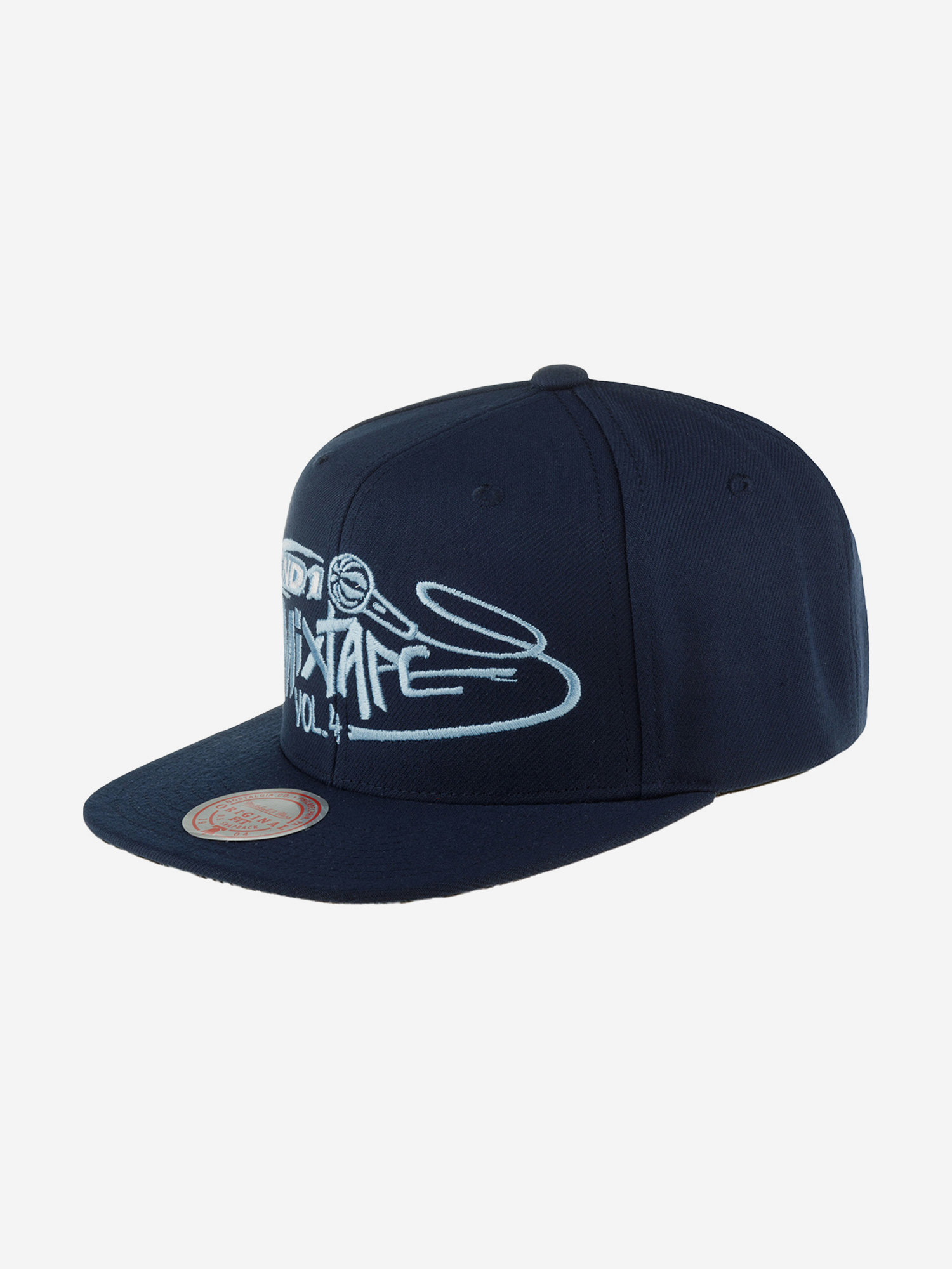 

Бейсболка с прямым козырьком MITCHELL NESS HHSS7476-CLBYYPPPBLUE And 1 (синий), Синий