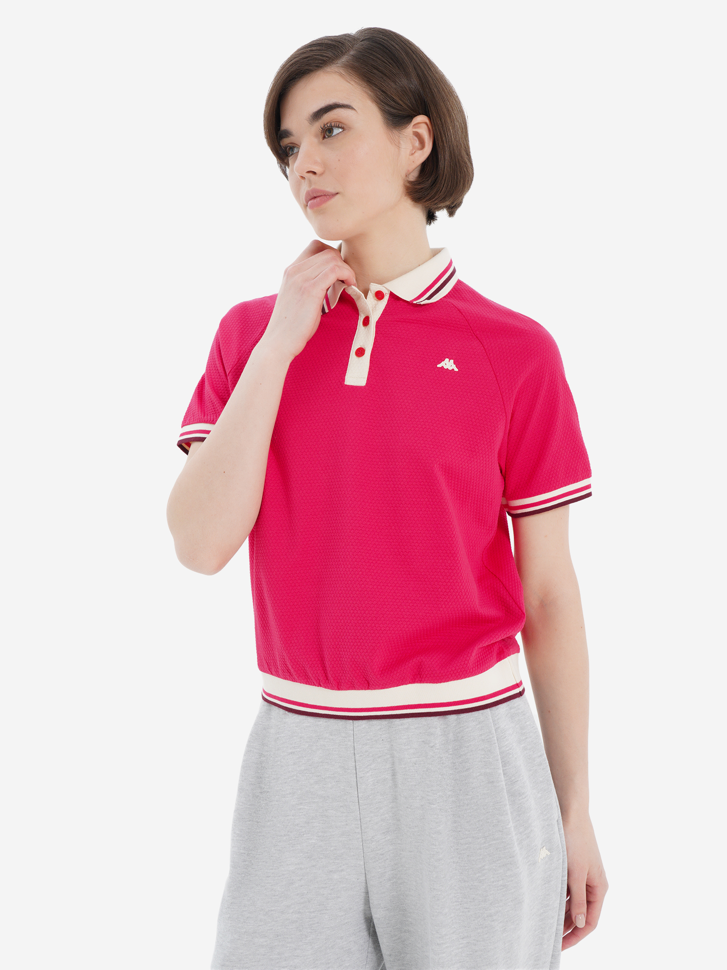 Поло Robe di Kappa, красный, арт. 35497