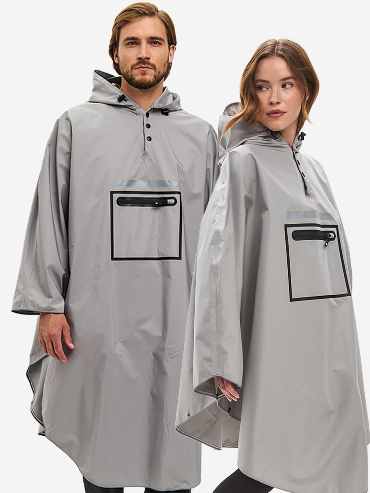 Изображение товара Унисекс дождевик пончо Reinar Gamp с капюшоном водонепроницаемый демисезонный