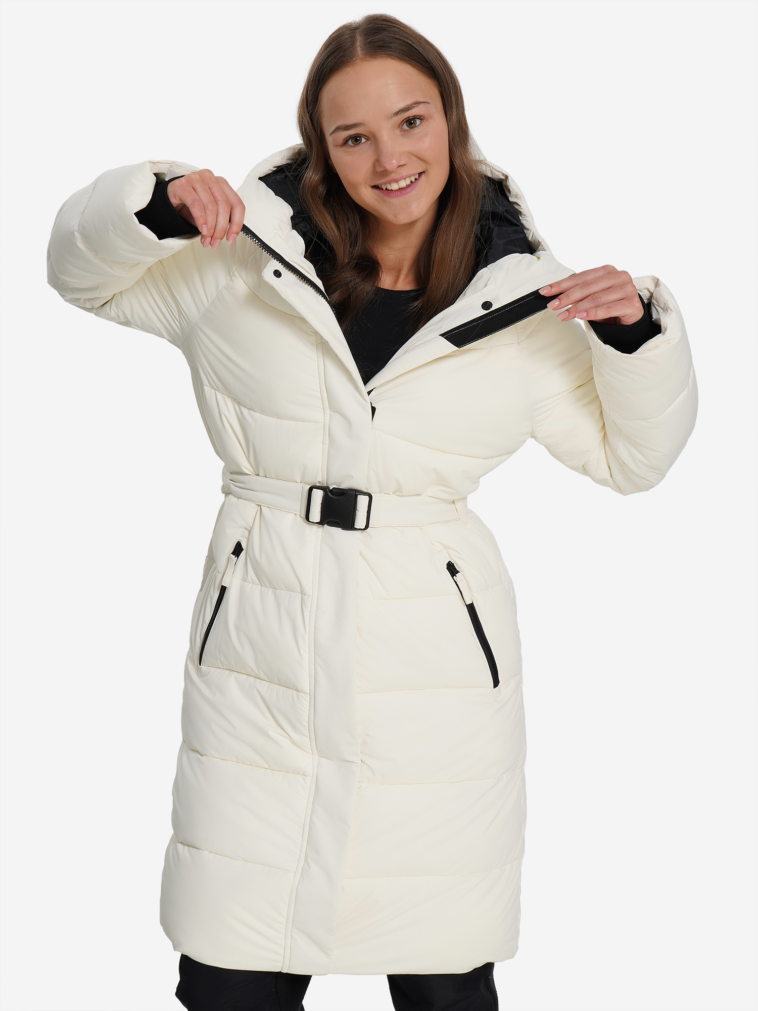 

Пальто утепленное для девочек Northland, Бежевый