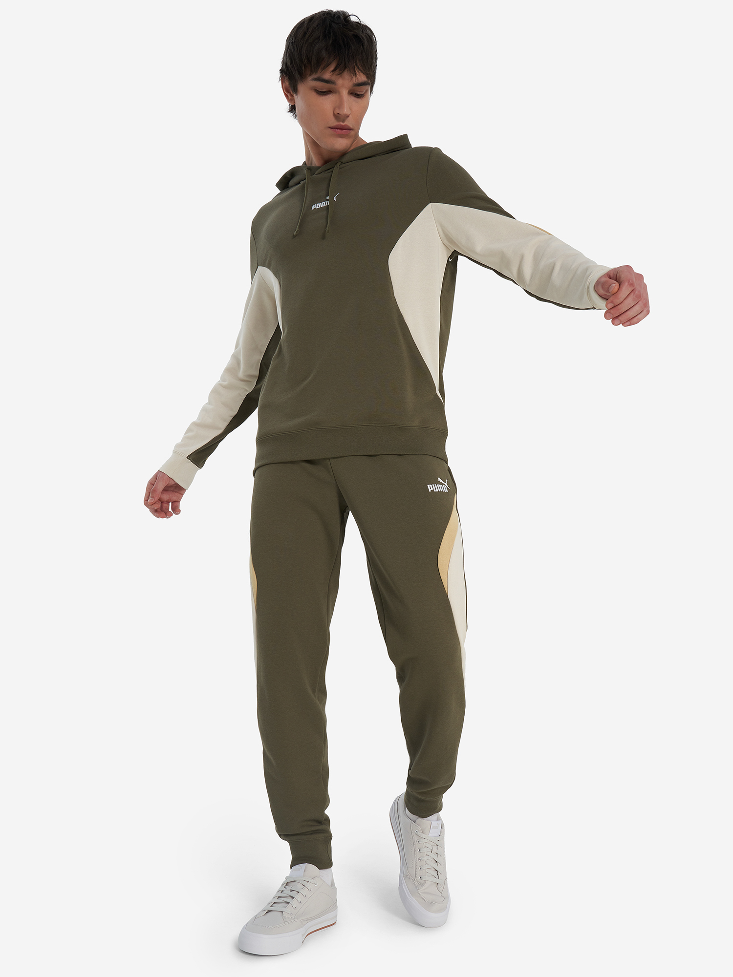 Худи мужское PUMA, Зеленый 4