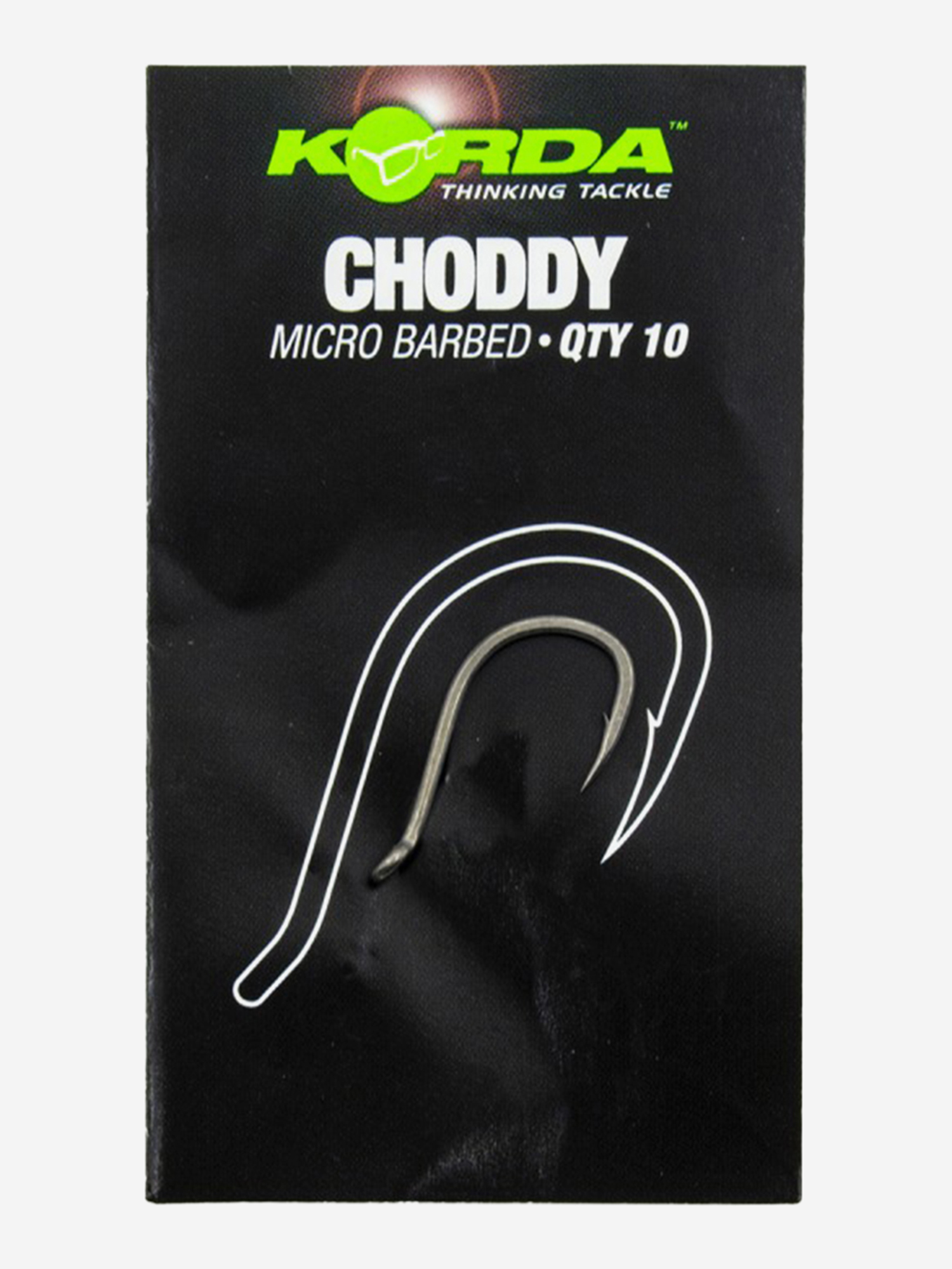 Изображение товара Крючки KORDA Choddy №8 с бородкой для карповой рыбалки 10шт Изображение товара Крючки KORDA Choddy №8 с бородкой для карповой рыбалки 10шт