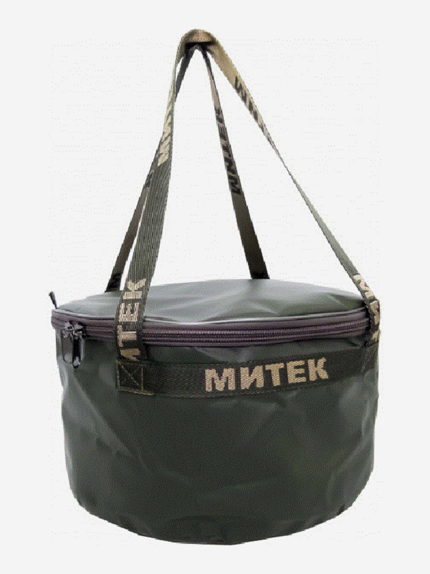

Ведро МИТЕК с крышкой D 30см. H-20см. (хаки), Зеленый