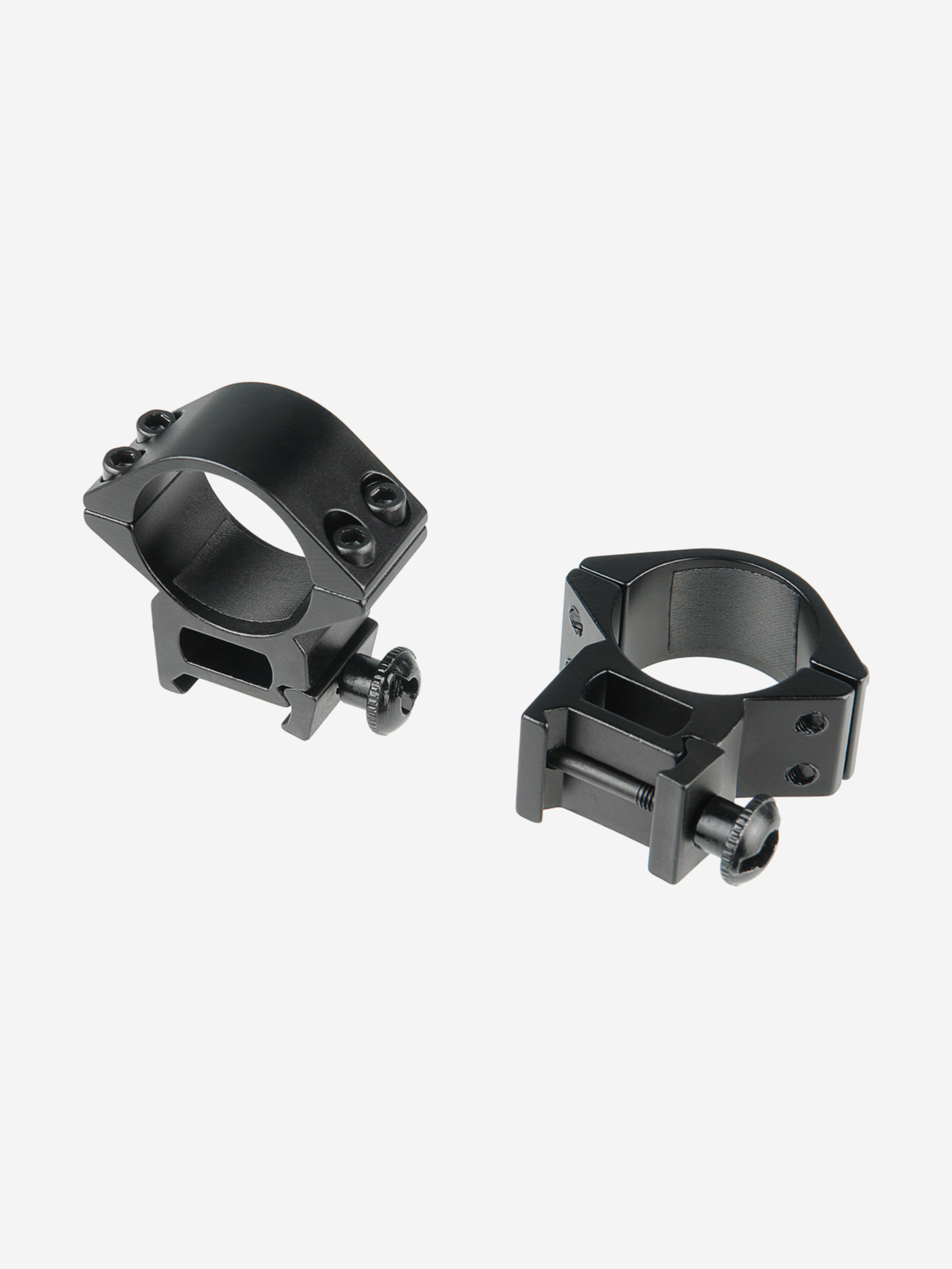 Изображение товара Кольца для прицела Veber 3021-H 30 мм с окошком (Weaver), для пневматики и гладкоствольного оружия