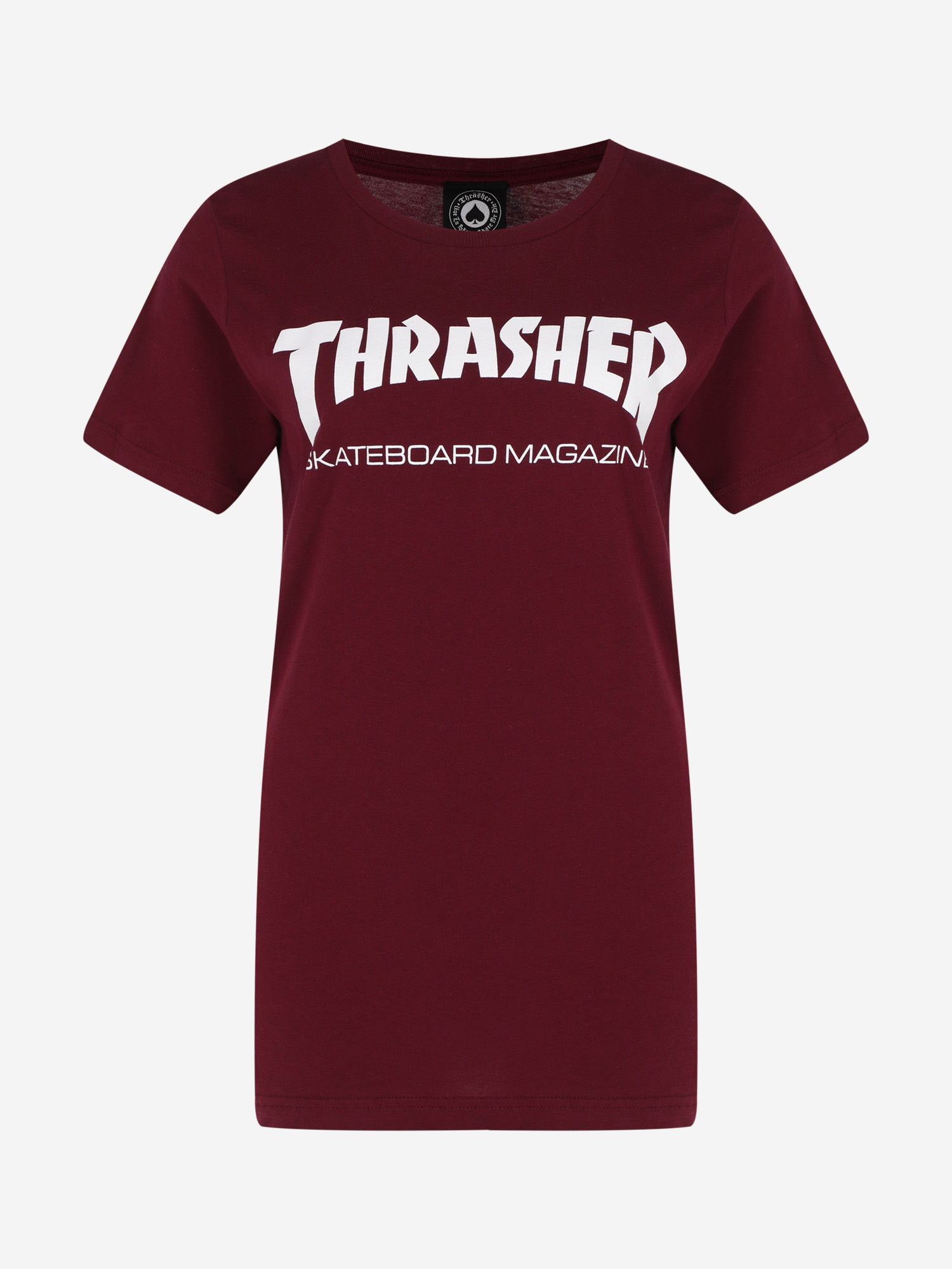 Футболка женская Thrasher Skate Mag, Красный 311234TRR-MAROON, размер RUS 42-44 - фото 4