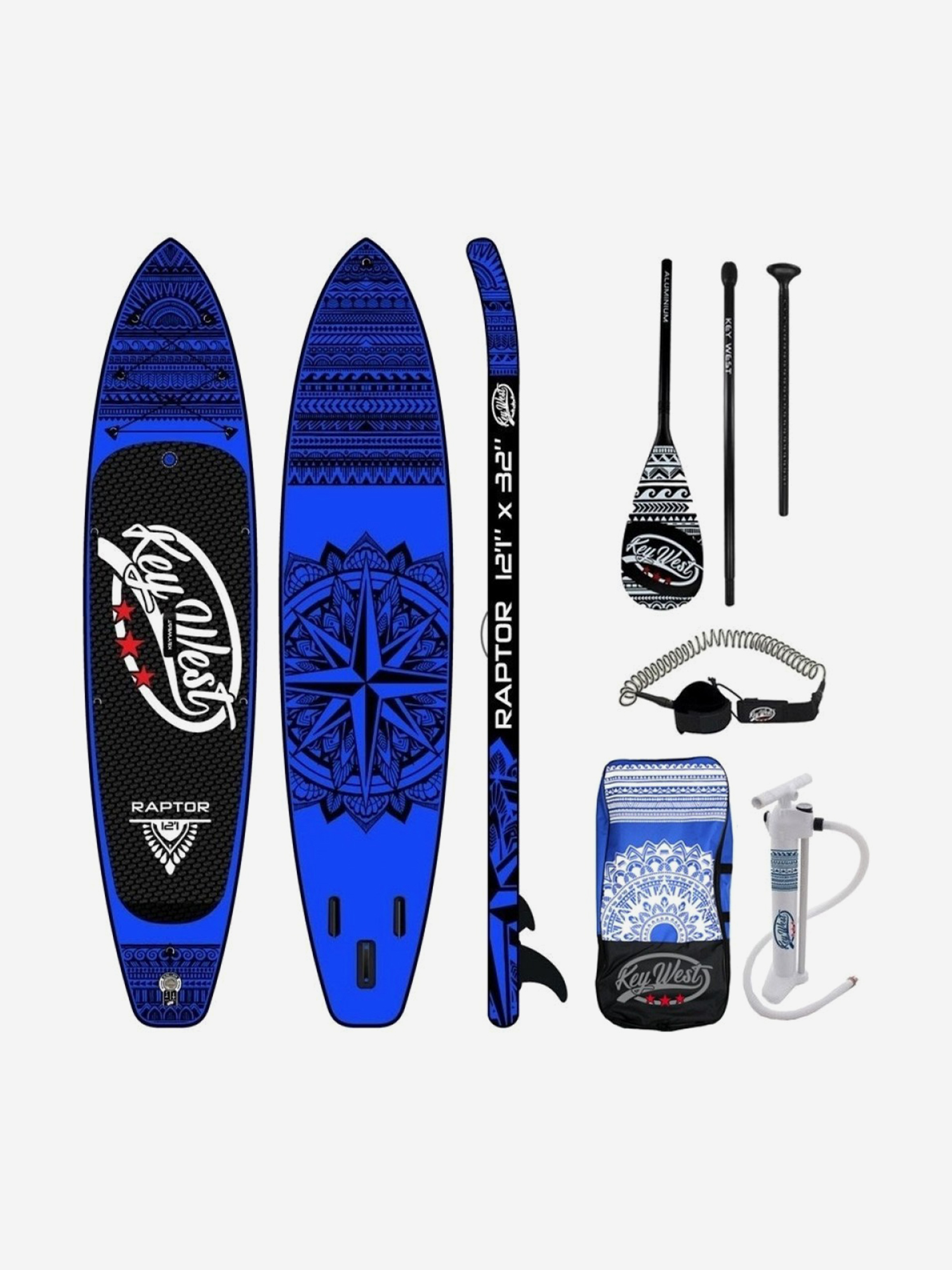 

Надувная доска SUP-board Key West, Raptor'12, Синий