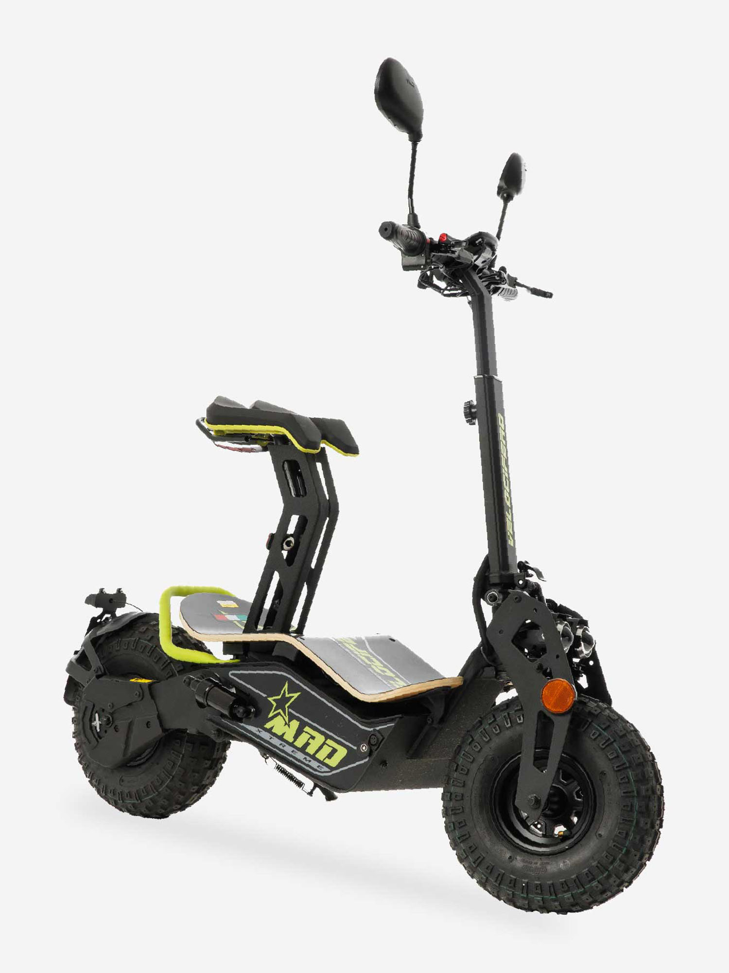

Электросамокат взрослый Velocifero MAD 810W, с сиденьем, Зеленый