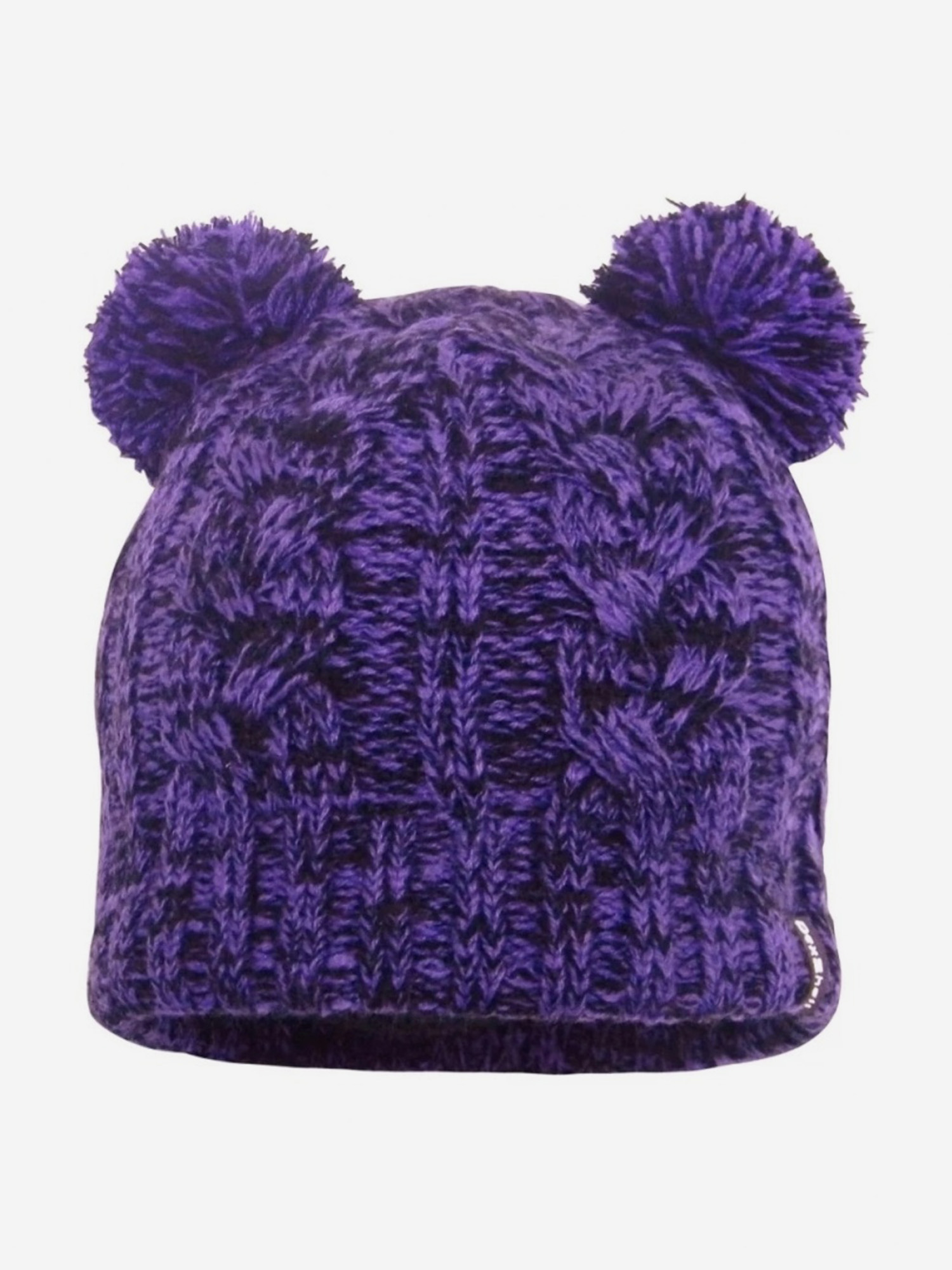 

Водонепроницаемая детская шапка DexShell Kid's Beanie Cable Twin Pompom, Фиолетовый