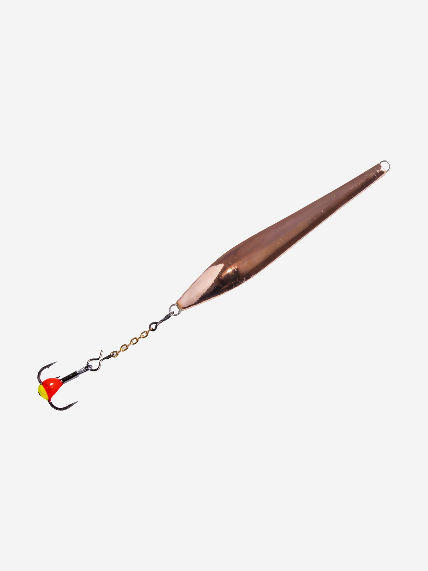 Изображение товара Блесна вертикальная зимняя Lucky John DOUBLE BLADE с цепочкой и тройником, длина 50мм CS, блистер