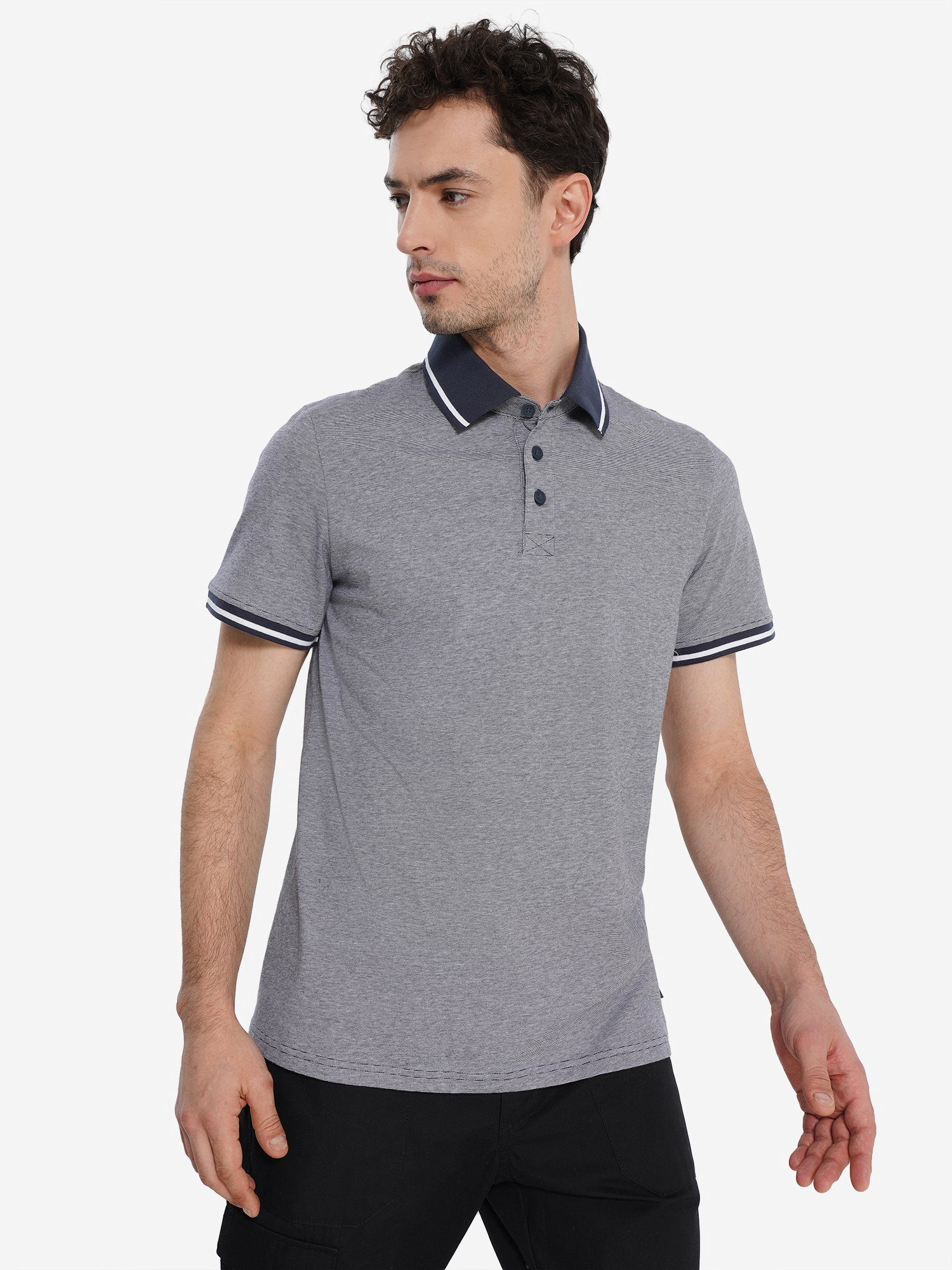 Изображение товара Поло мужское Outventure, Темно-синий