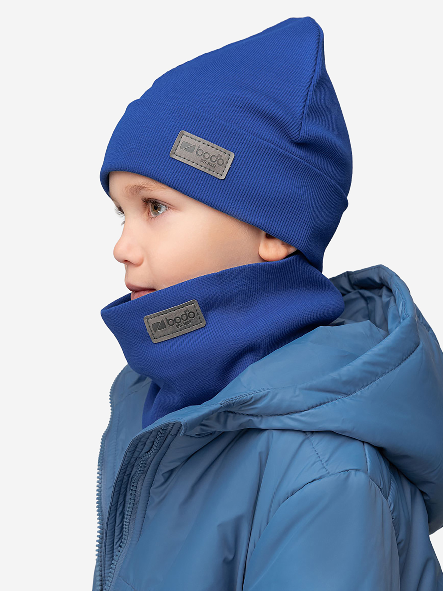 Изображение товара Комплект (шапка, снуд) bodo, Синий