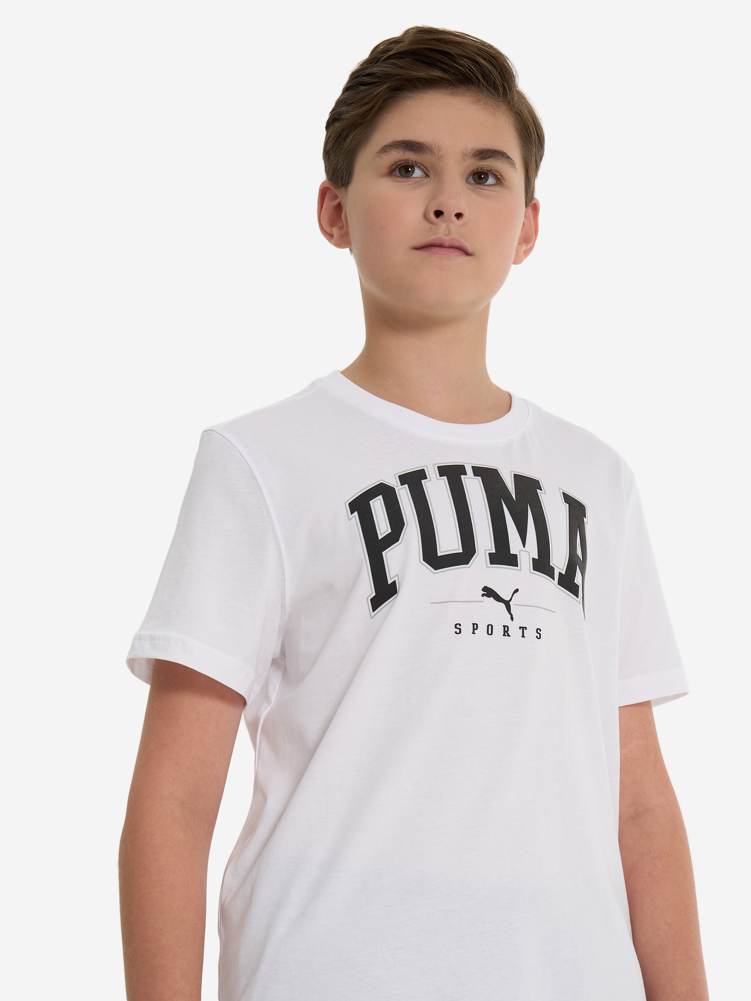 

Футболка для мальчиков PUMA Squad Big Graphic, Белый