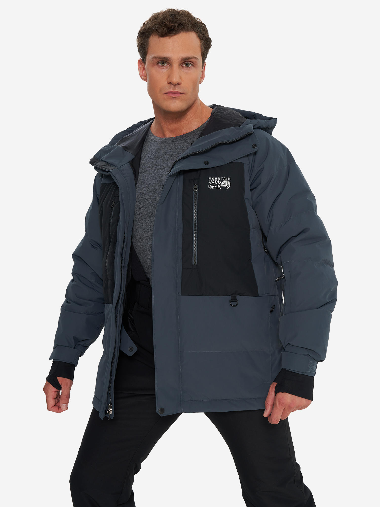 Пуховик мужской Mountain Hardwear First Tracks Синий 41999₽