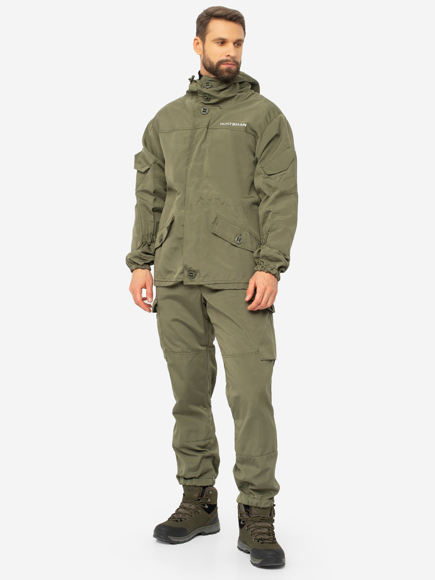 Изображение товара Мужской демисезонный костюм Huntsman Горка-3 для охоты и рыбалки хаки