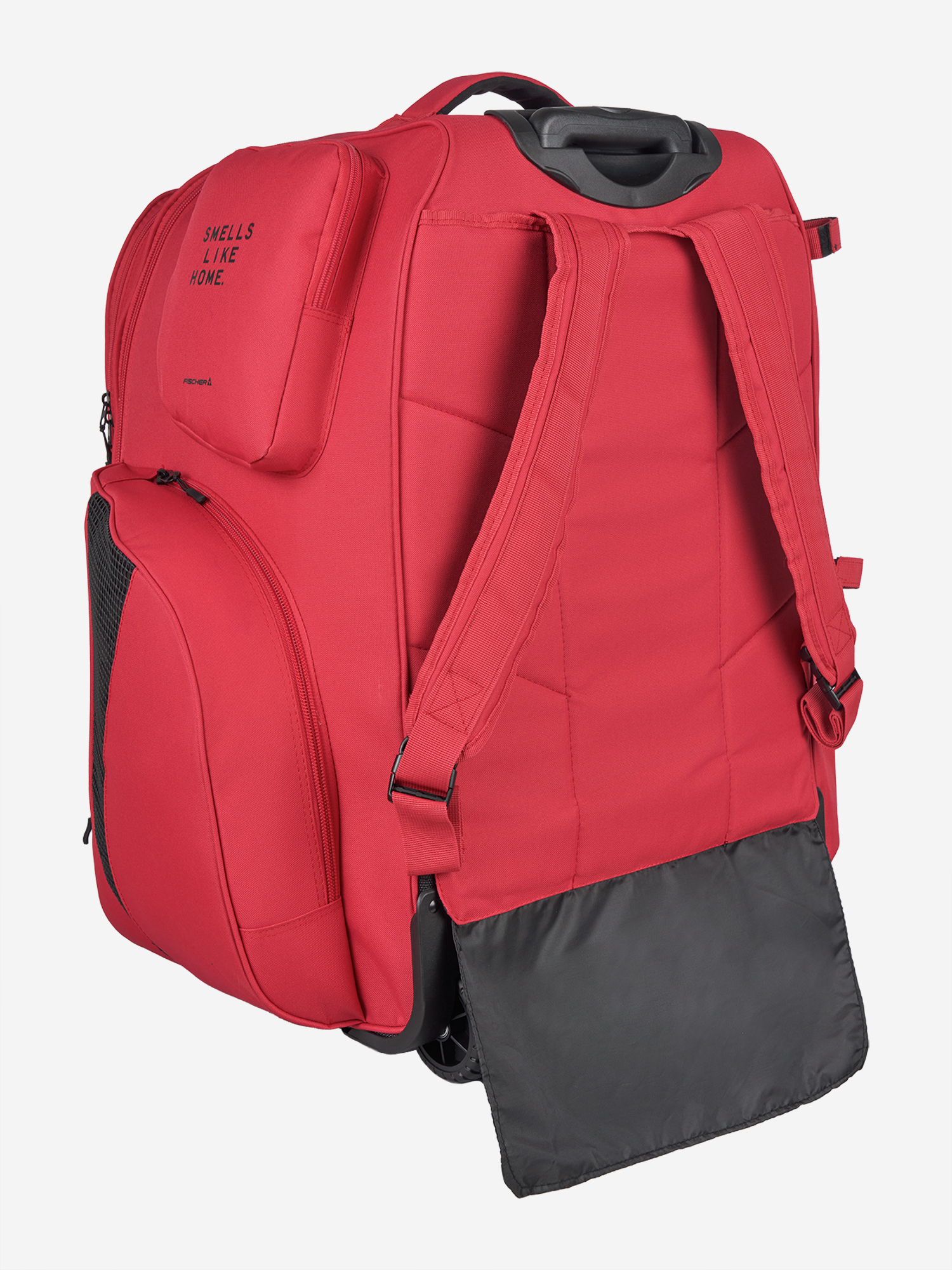 фото Баул-рюкзак хоккейный с колесами fischer player backpack 18", красный