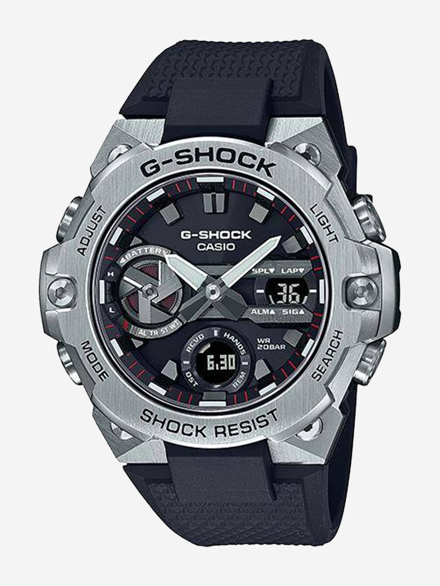 Изображение товара Спортивные часы CASIO G-SHOCK GST-B400-1A с функциями для фитнеса Изображение товара Спортивные часы CASIO G-SHOCK GST-B400-1A с функциями для фитнеса