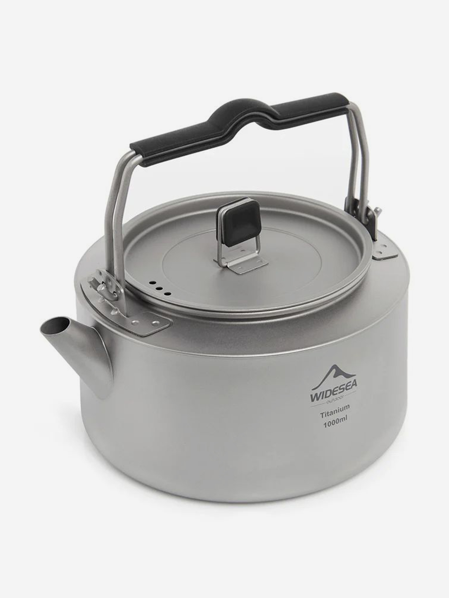 

Титановый чайник Widesea 800 мл, Серый
