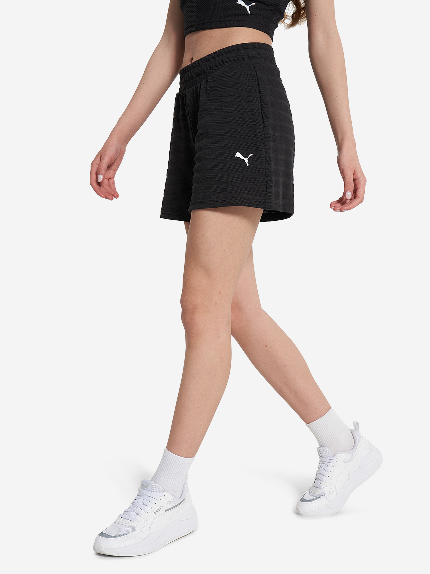 

Шорты спортивные женские PUMA Ess Elevated, Черный
