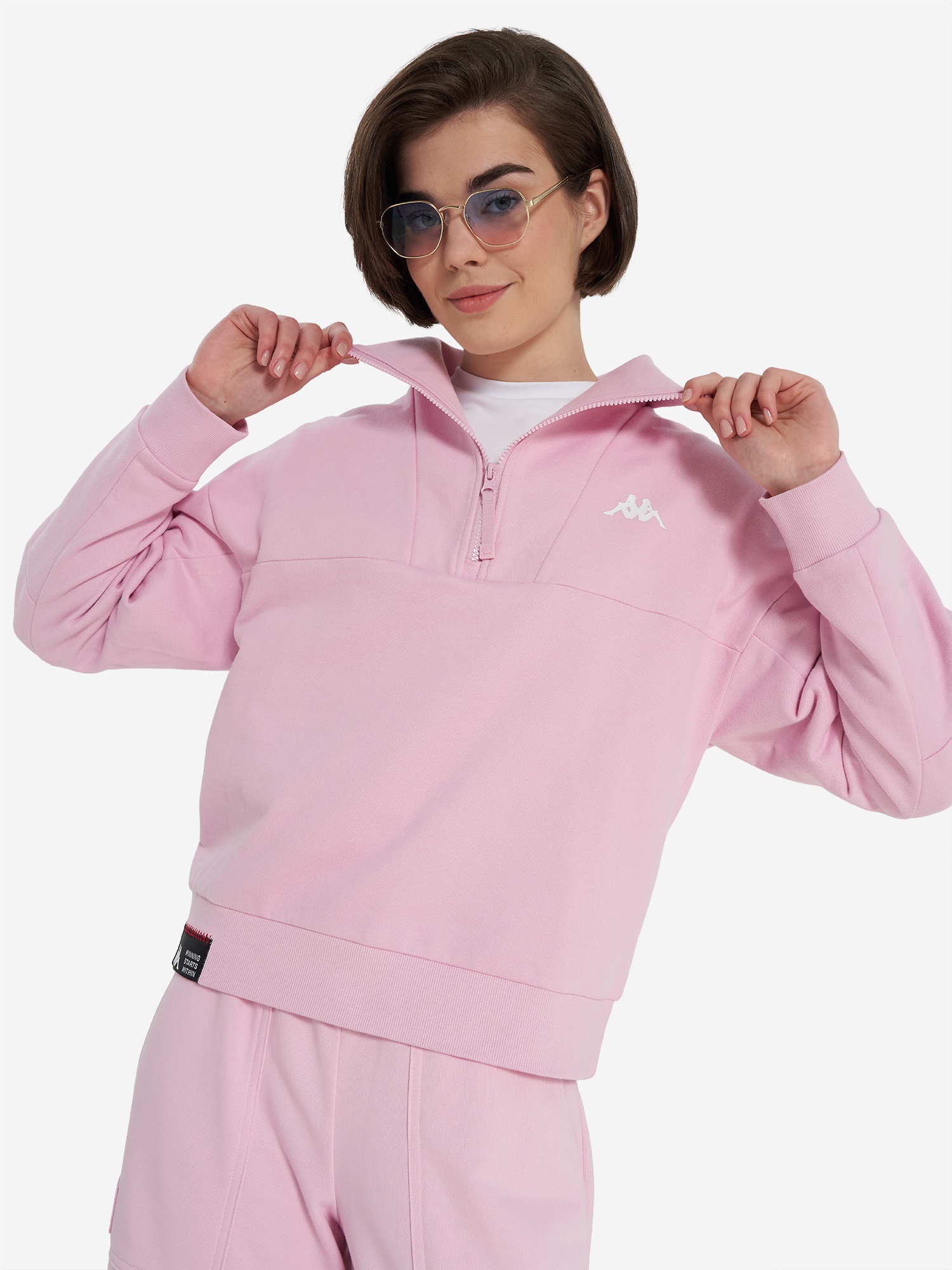 Свитшот Kappa Розовый, розовый, арт. 141260KAP-X0