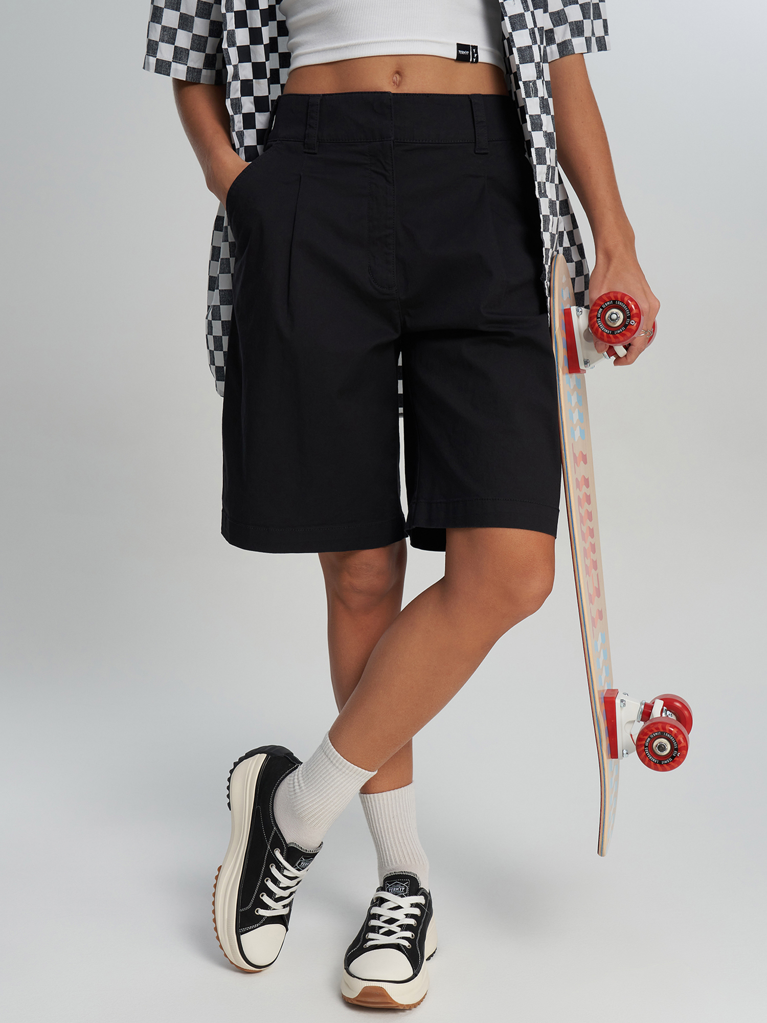 Шорты женские Termit, черный, арт. 142649TRT-99