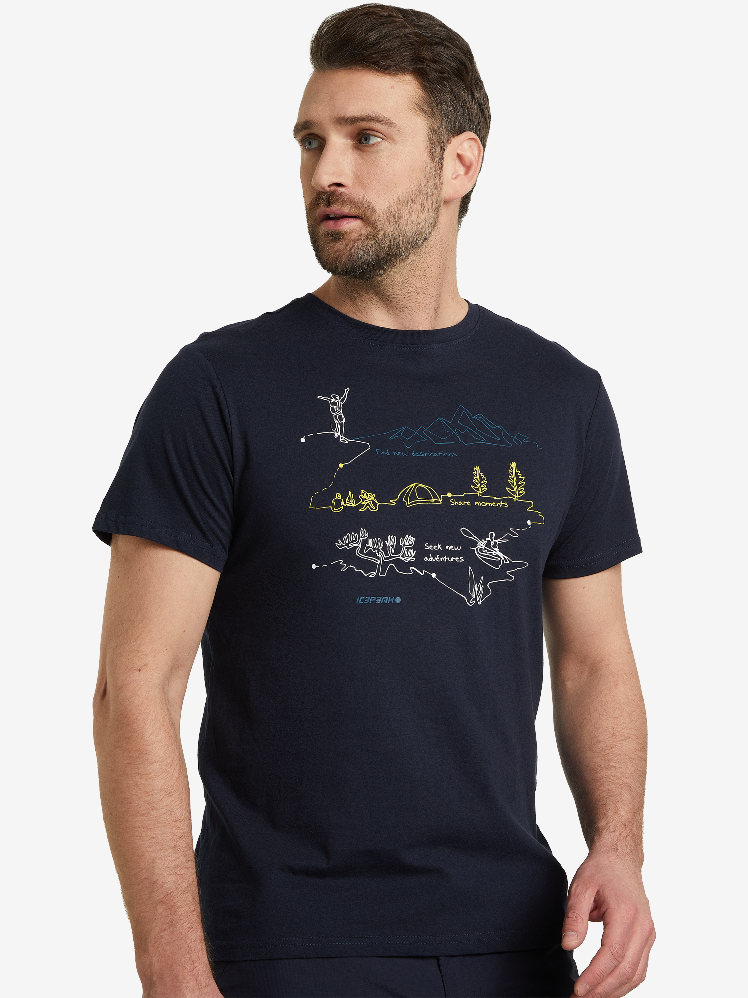 

Футболка мужская IcePeak Yamal, Синий