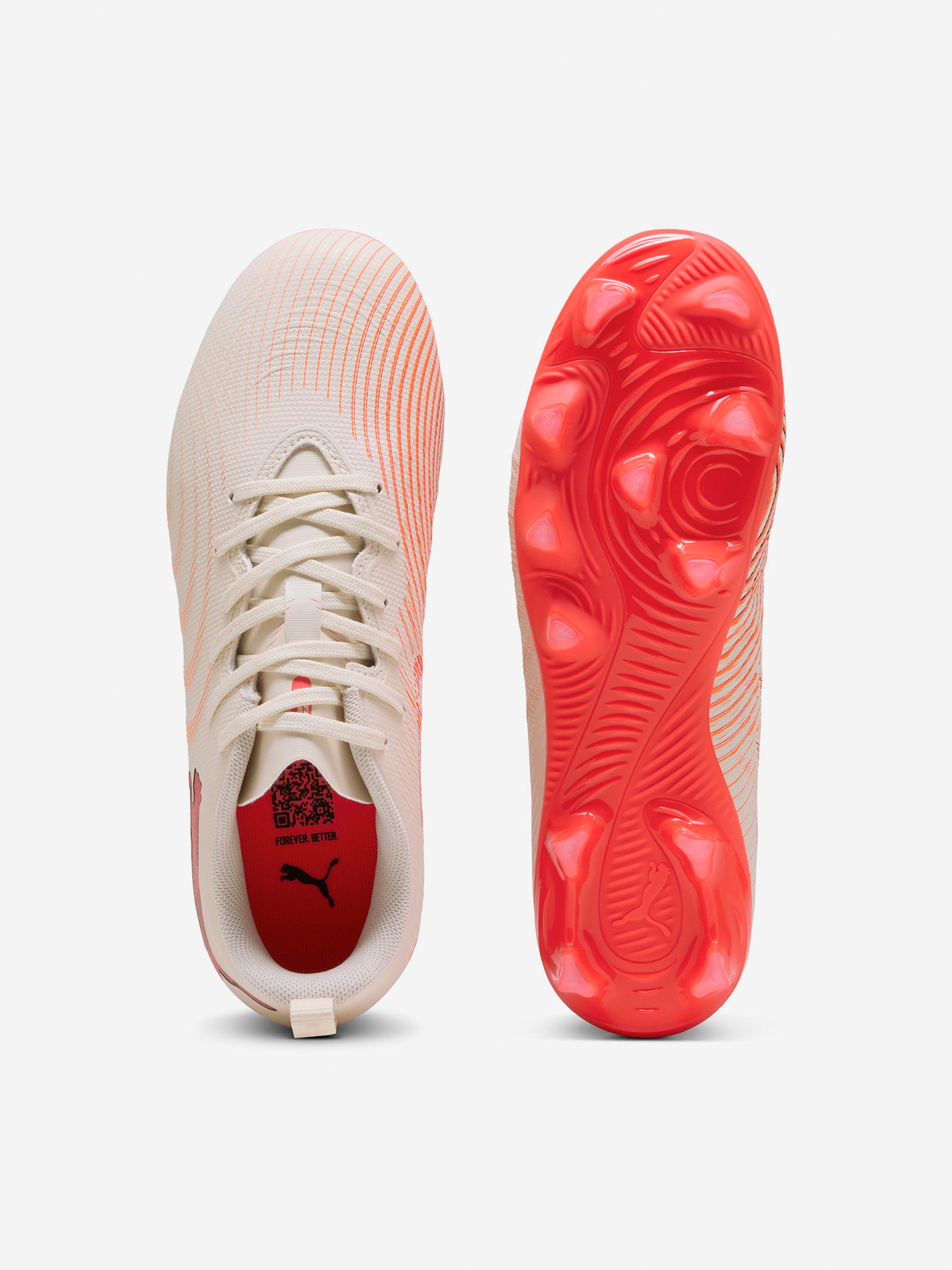 Бутсы для мальчиков PUMA Future 9 Play Fg/Ag, Бежевый 4
