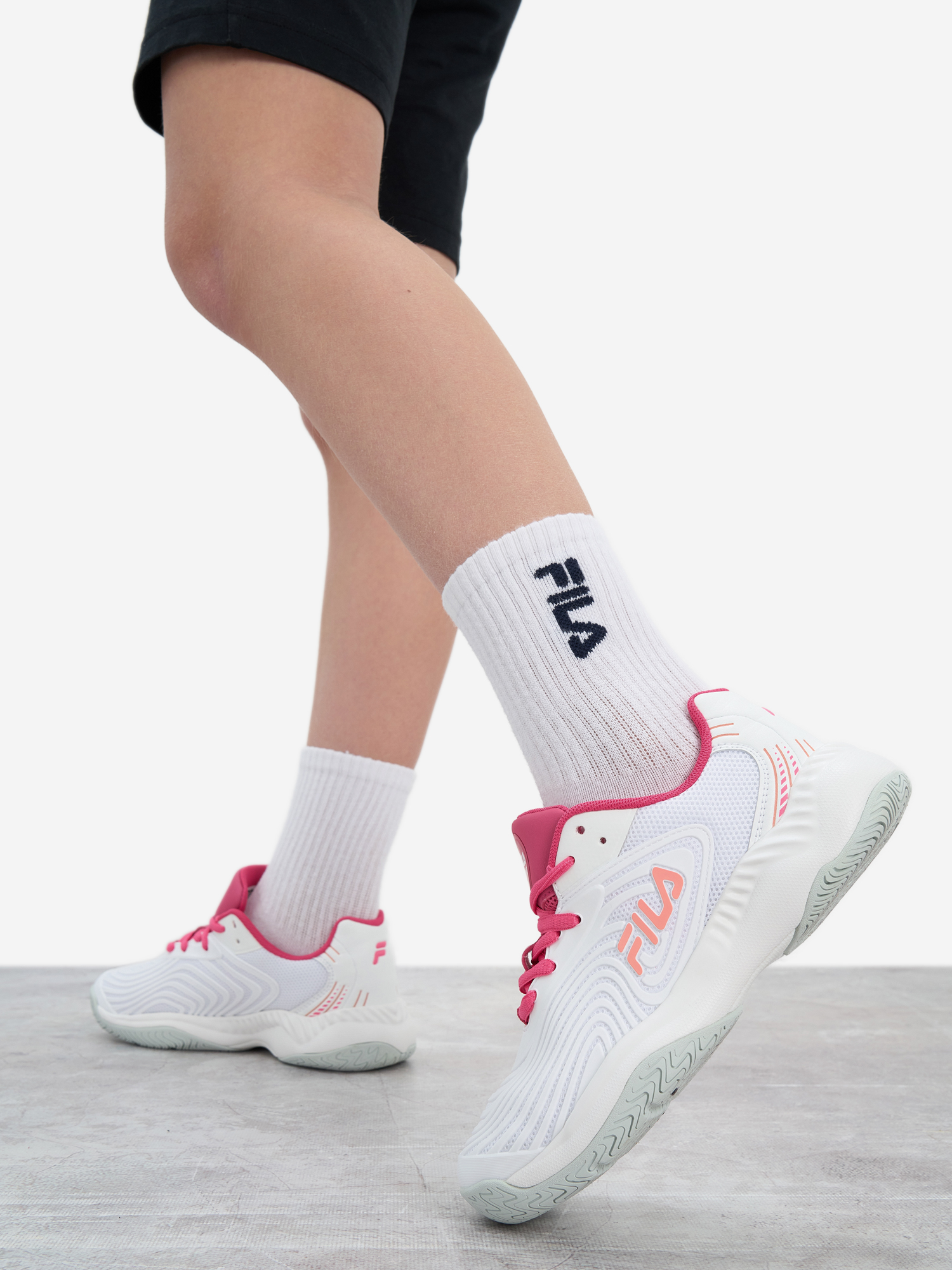 Кроссовки теннисные для девочек FILA Streamline Nxt, Белый
