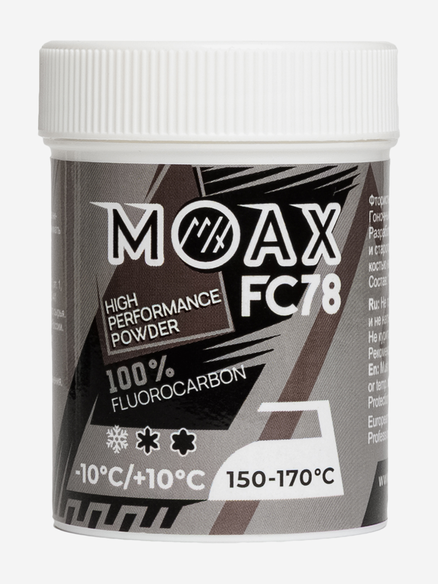 Порошок фторуглеродный для беговых лыж Moaxsport FC78, 30 г, Белый