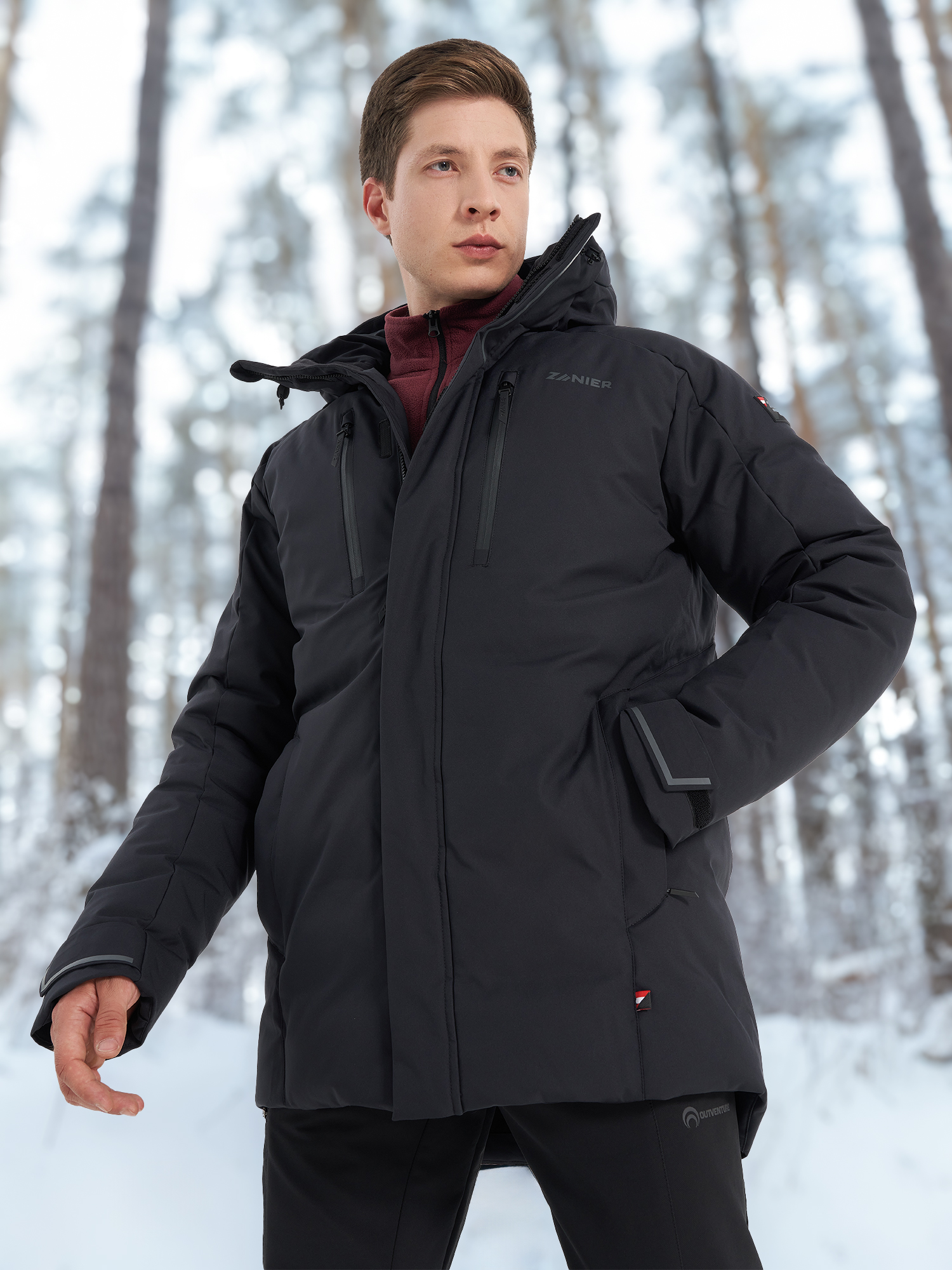 

Пуховик мужской Zanier, Черный