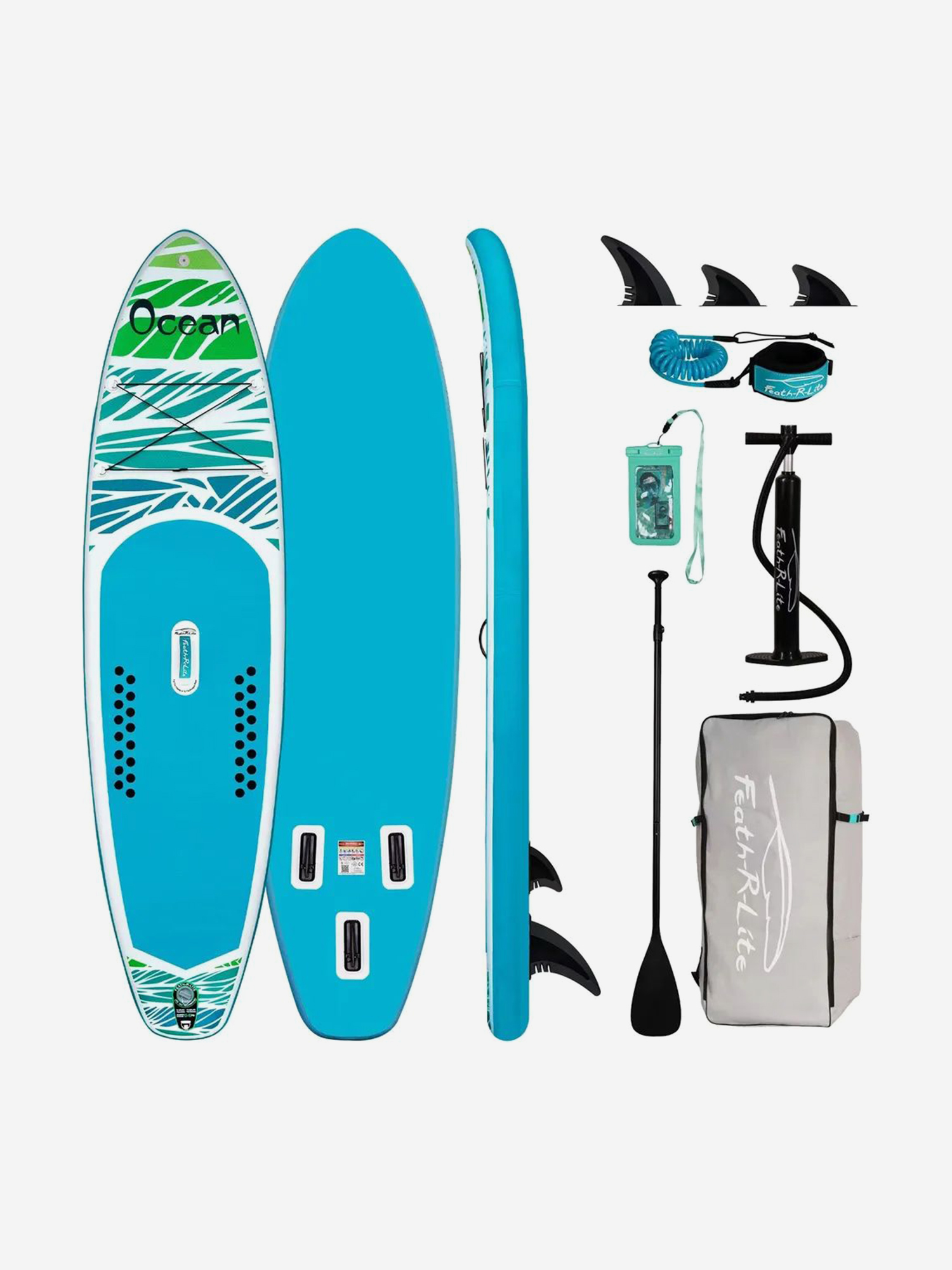 

SUP FunWater Feath-R-Lite Ocean 10,6, Голубой