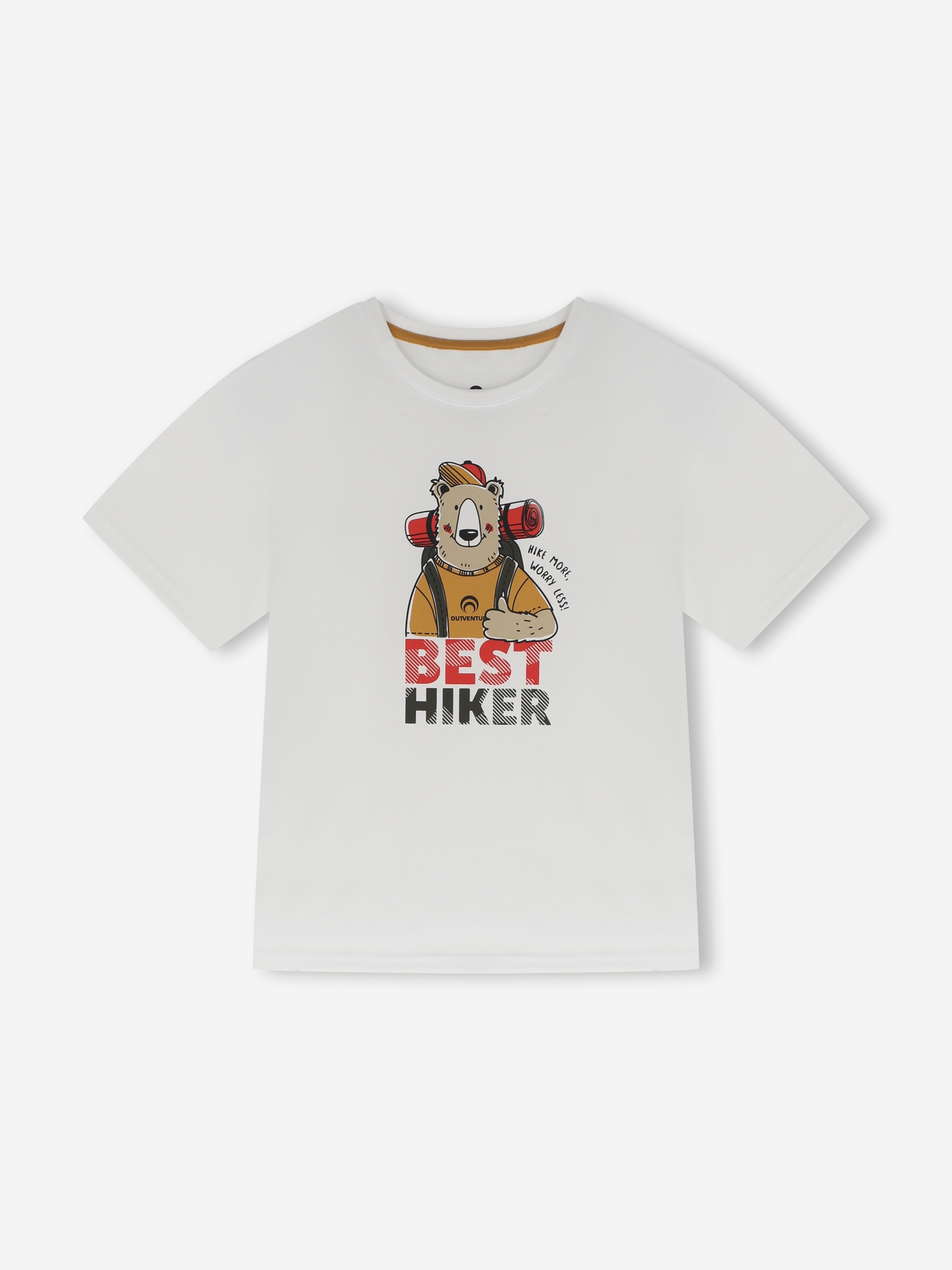 Футболка Outventure для мальчиков, белый, арт. 142481OUT-00