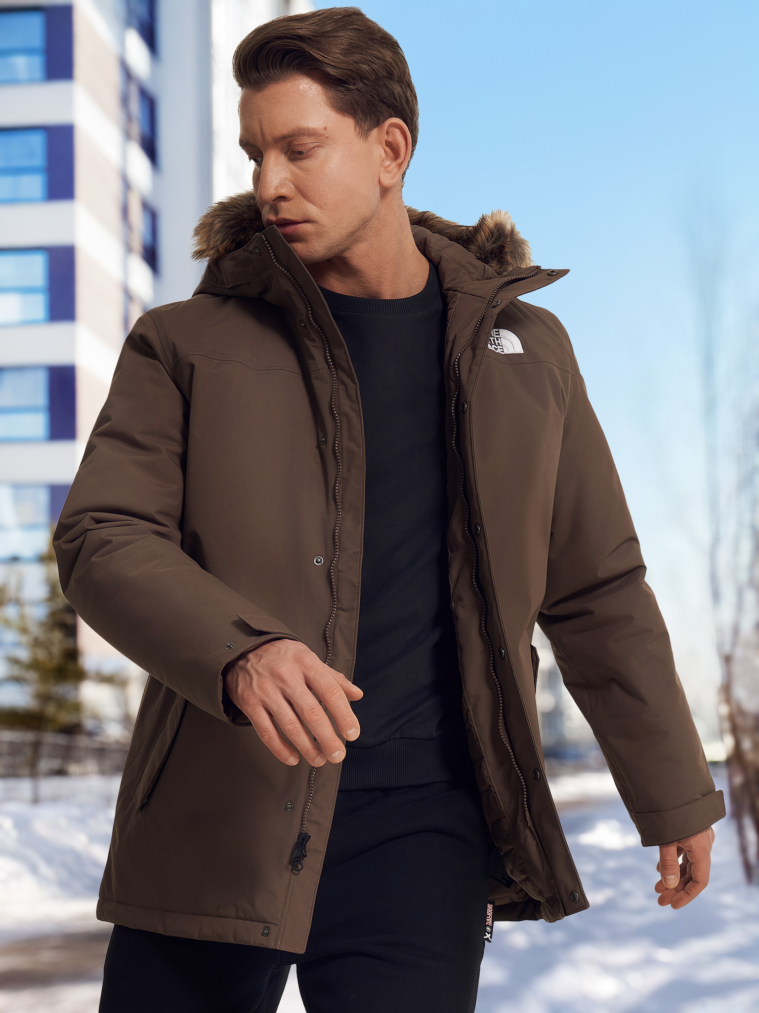

Куртка утепленная мужская The North Face Zaneck, Коричневый