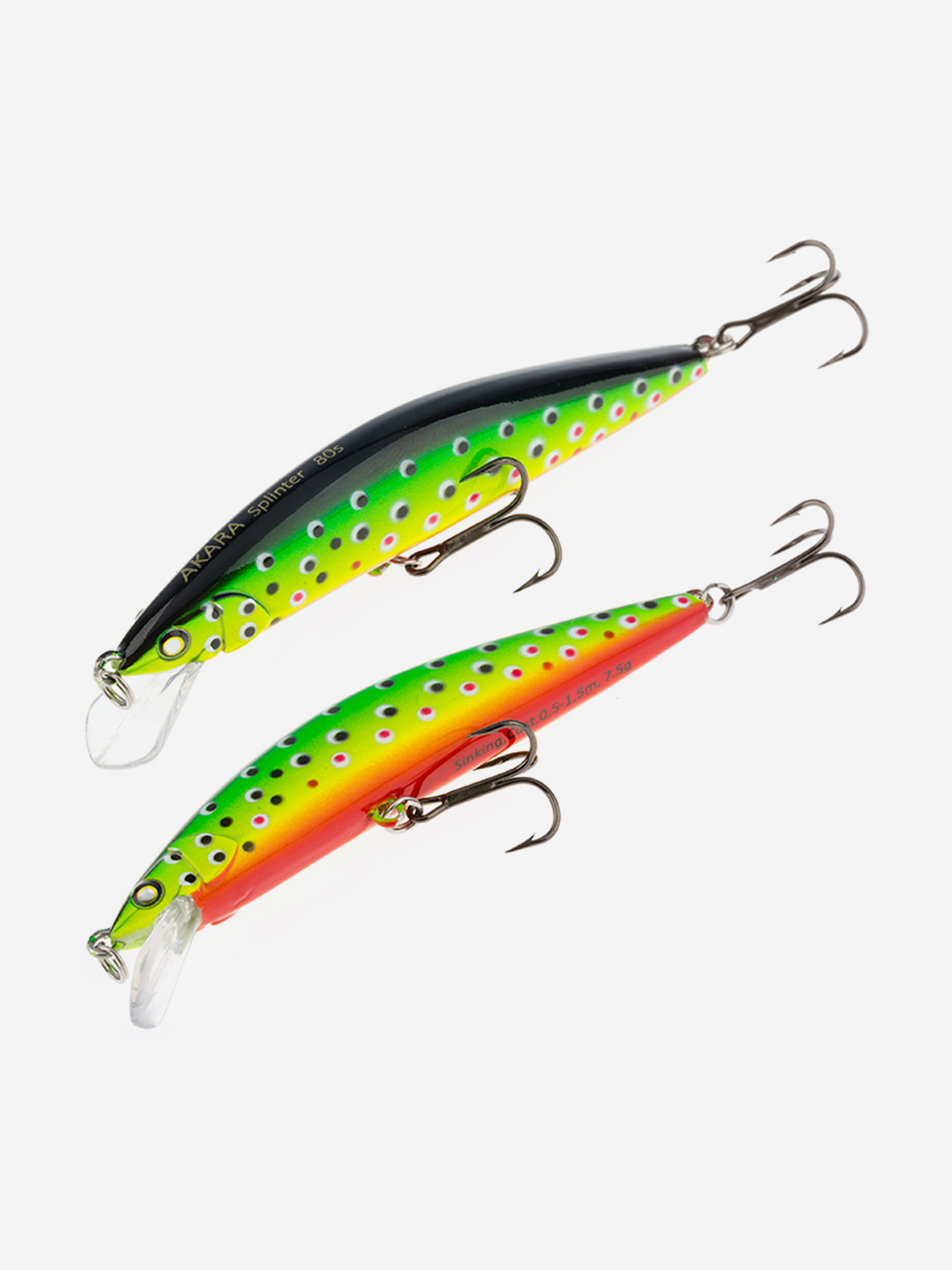 

Воблер Akara Splinter 65S 5 гр. (1/6 oz 2,6 in) A89, Мультицвет