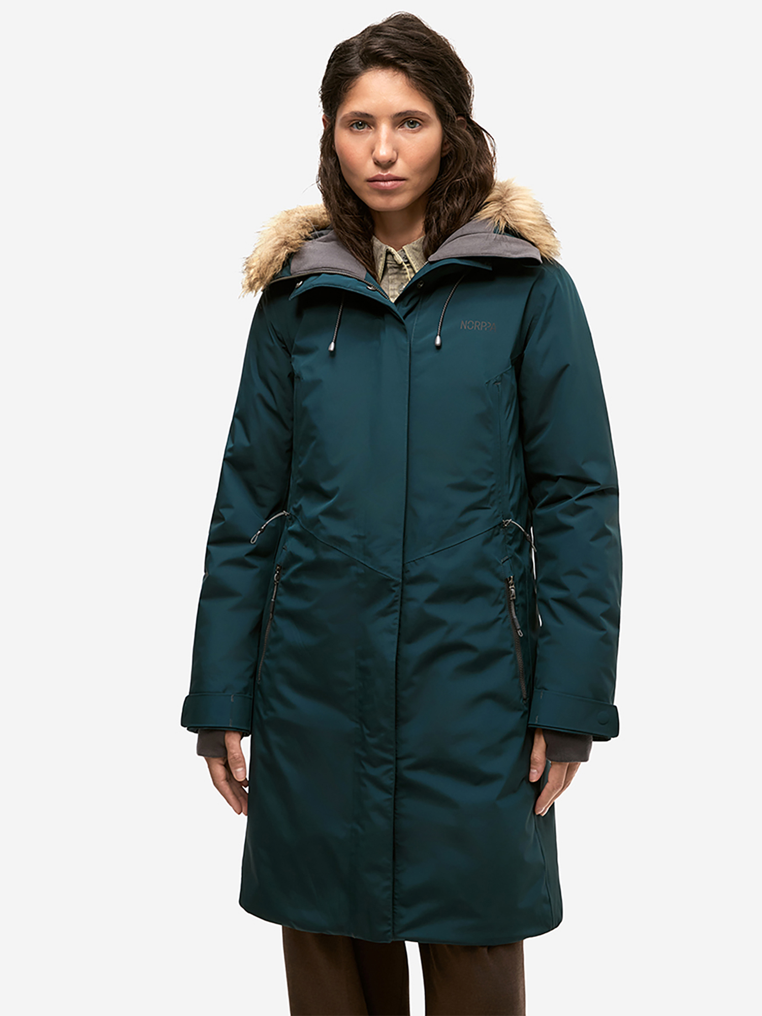 Изображение товара Женская мембранная зимняя куртка NORPPA Jimara для путешествий и активного отдыха