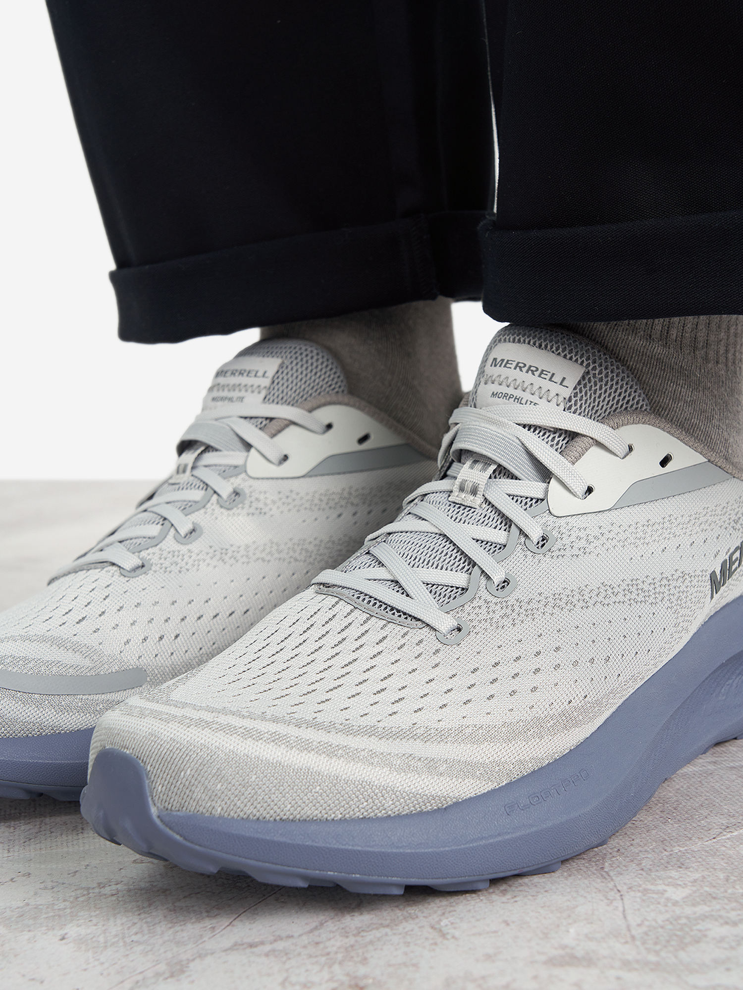 фото Кроссовки мужские merrell morphlite, серый
