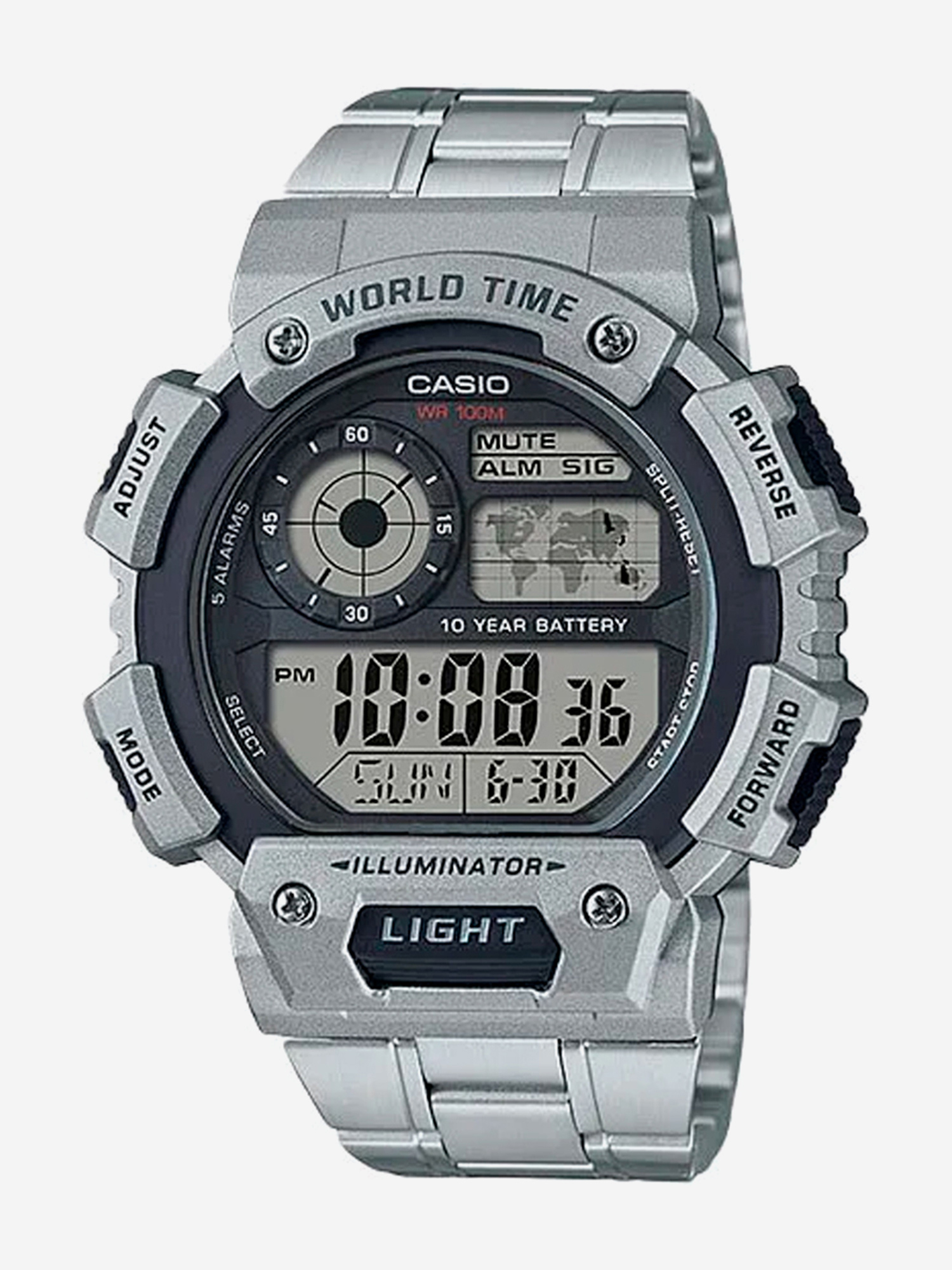 Изображение товара Спортивные часы CASIO AE-1400WHD-1A с мультимедийными функциями