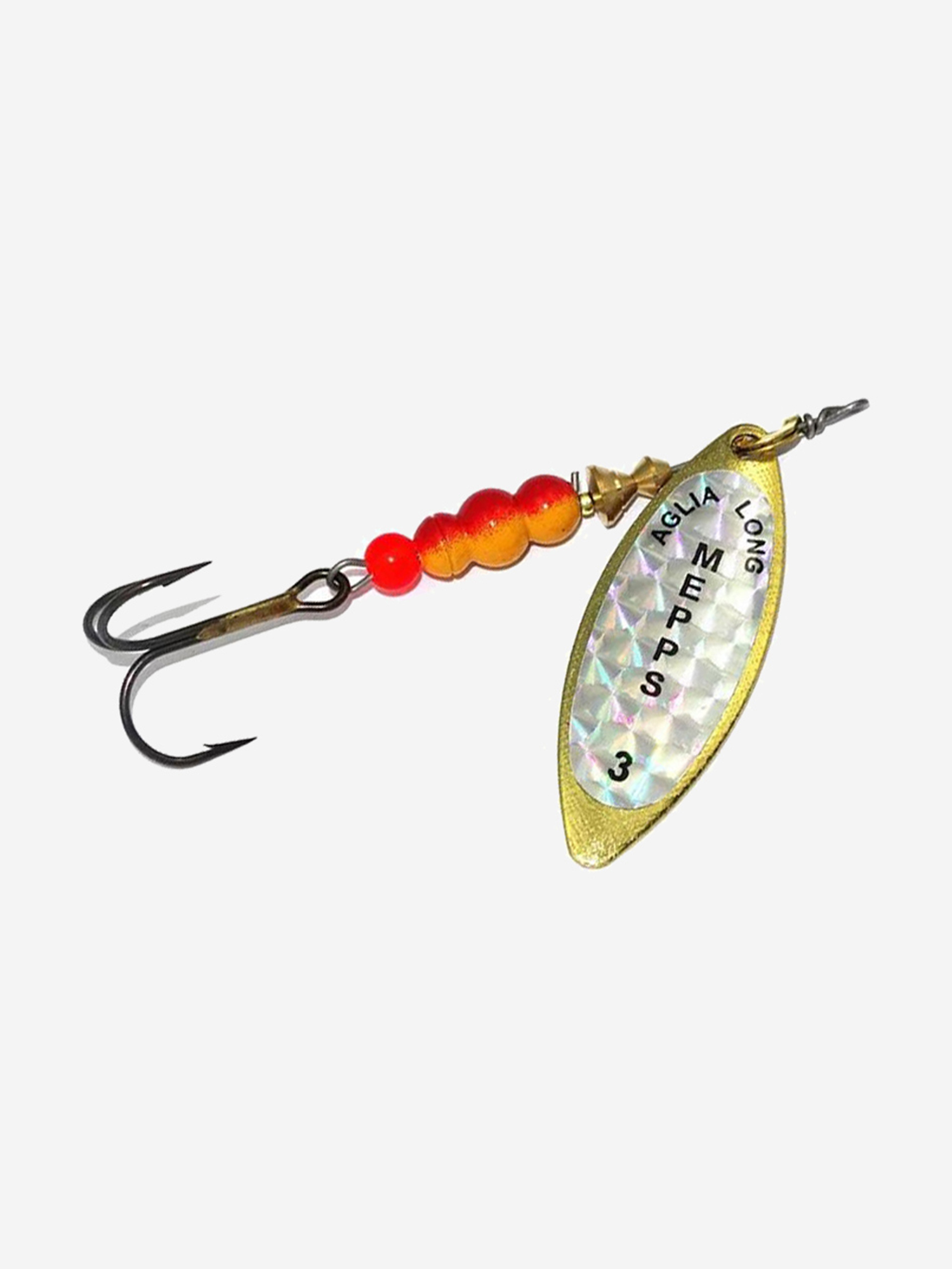 

Блесна для рыбалки вертушка Mepps AGLIA LONG RAINBO, , Gold, 1 штука, Золотой